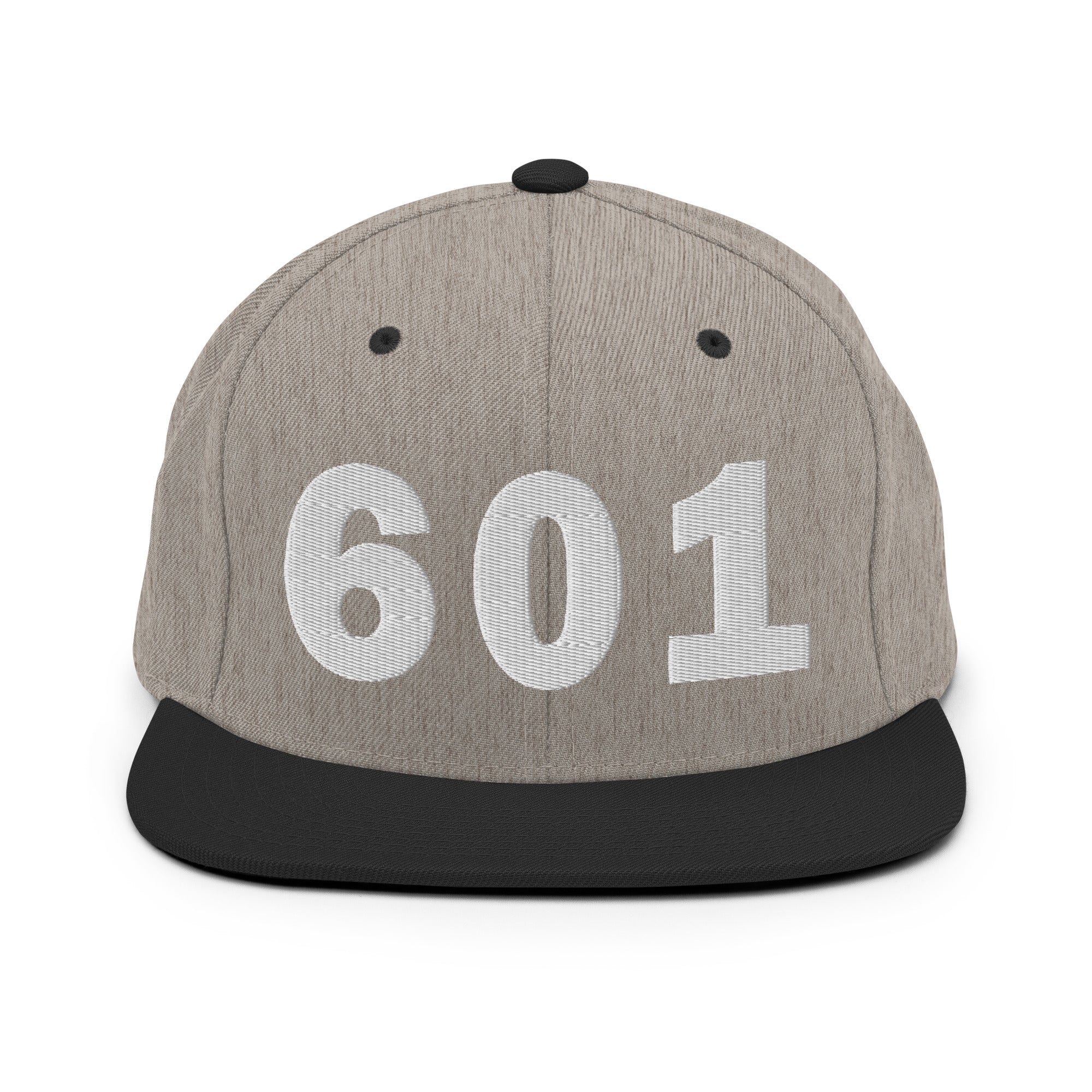 601 Area Code Snapback Hat