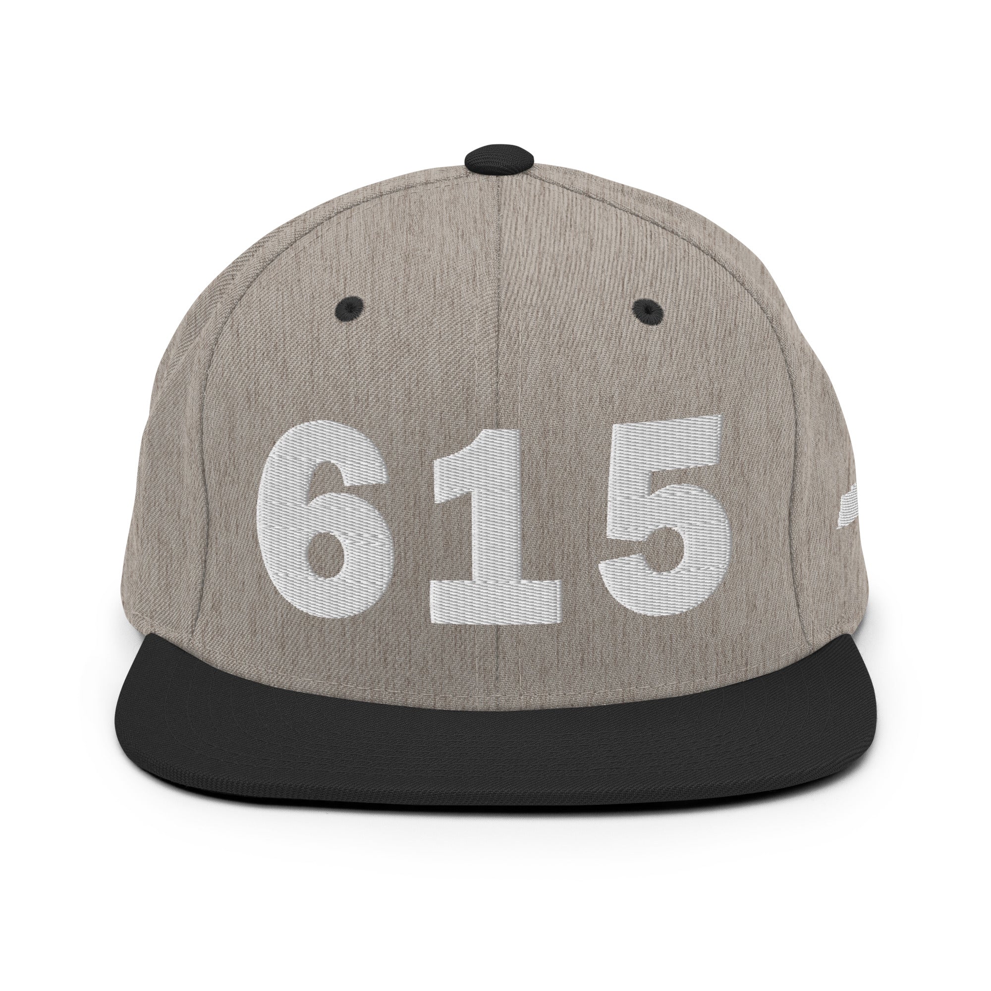 615 Area Code Snapback Hat