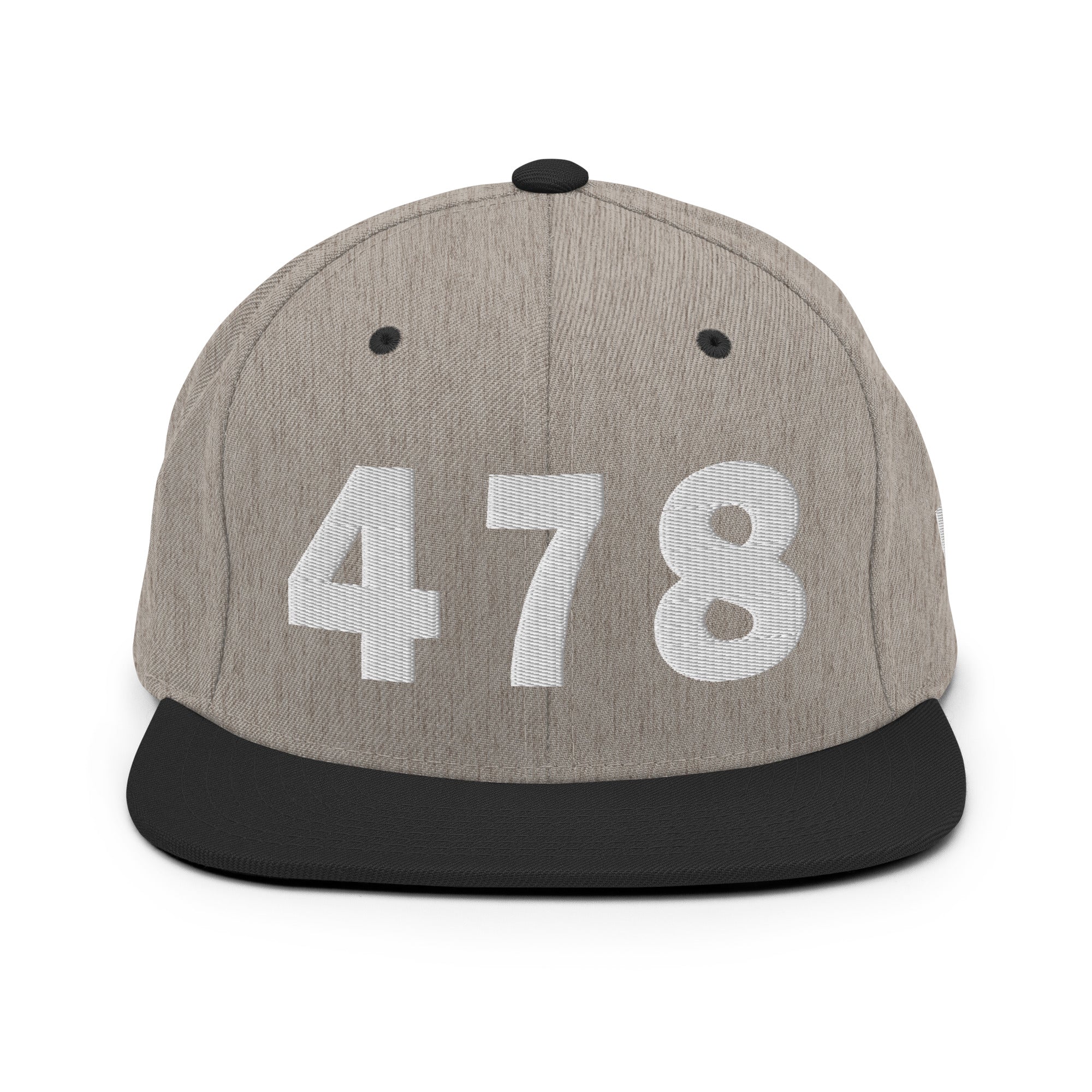 478 Area Code Snapback Hat
