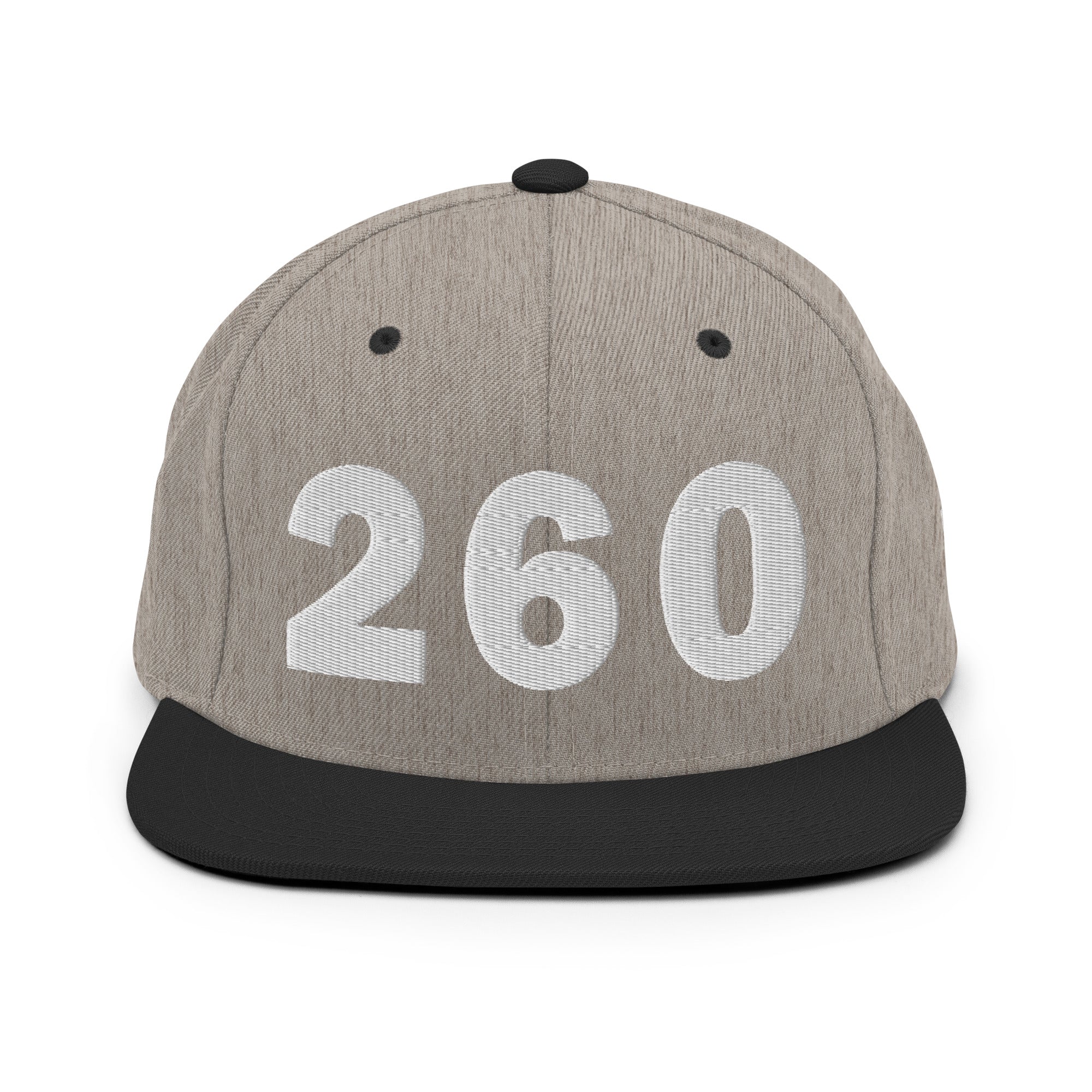 260 Area Code Snapback Hat