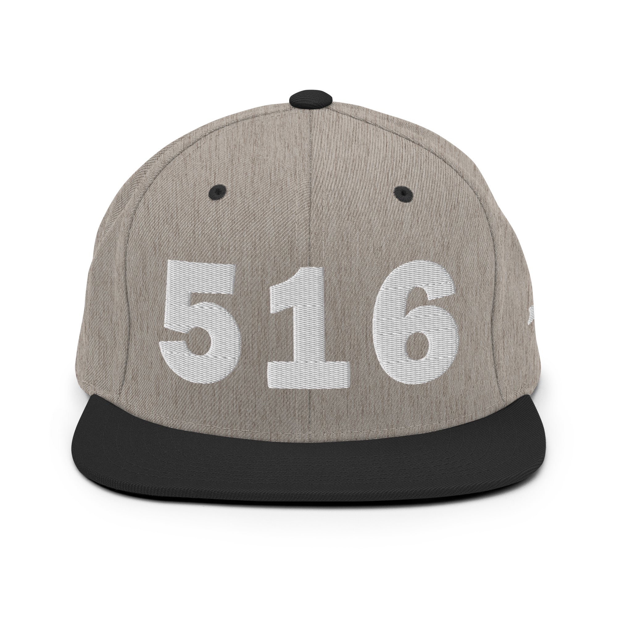 516 Area Code Snapback Hat