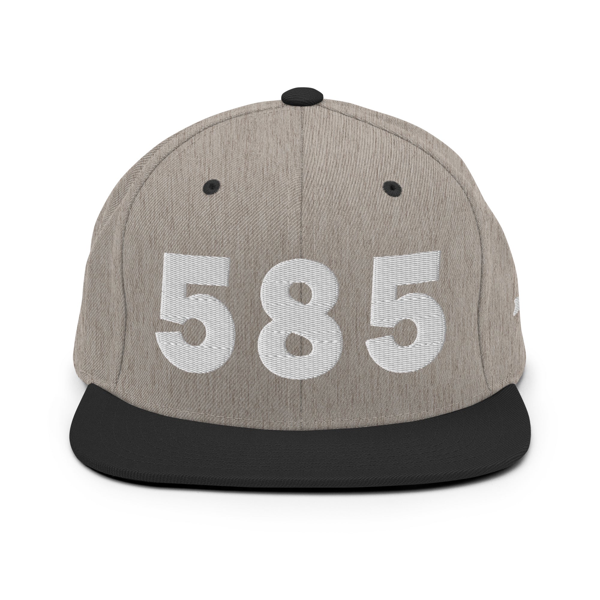 585 Area Code Snapback Hat