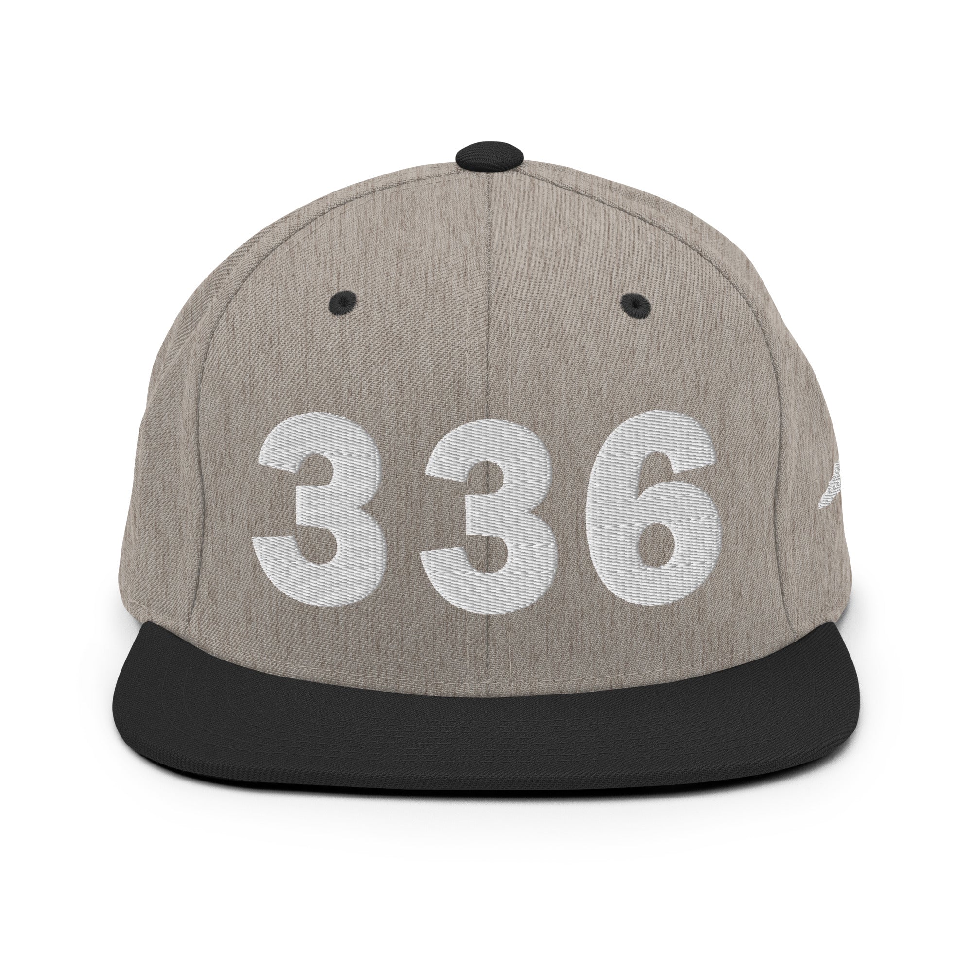 336 Area Code Snapback Hat