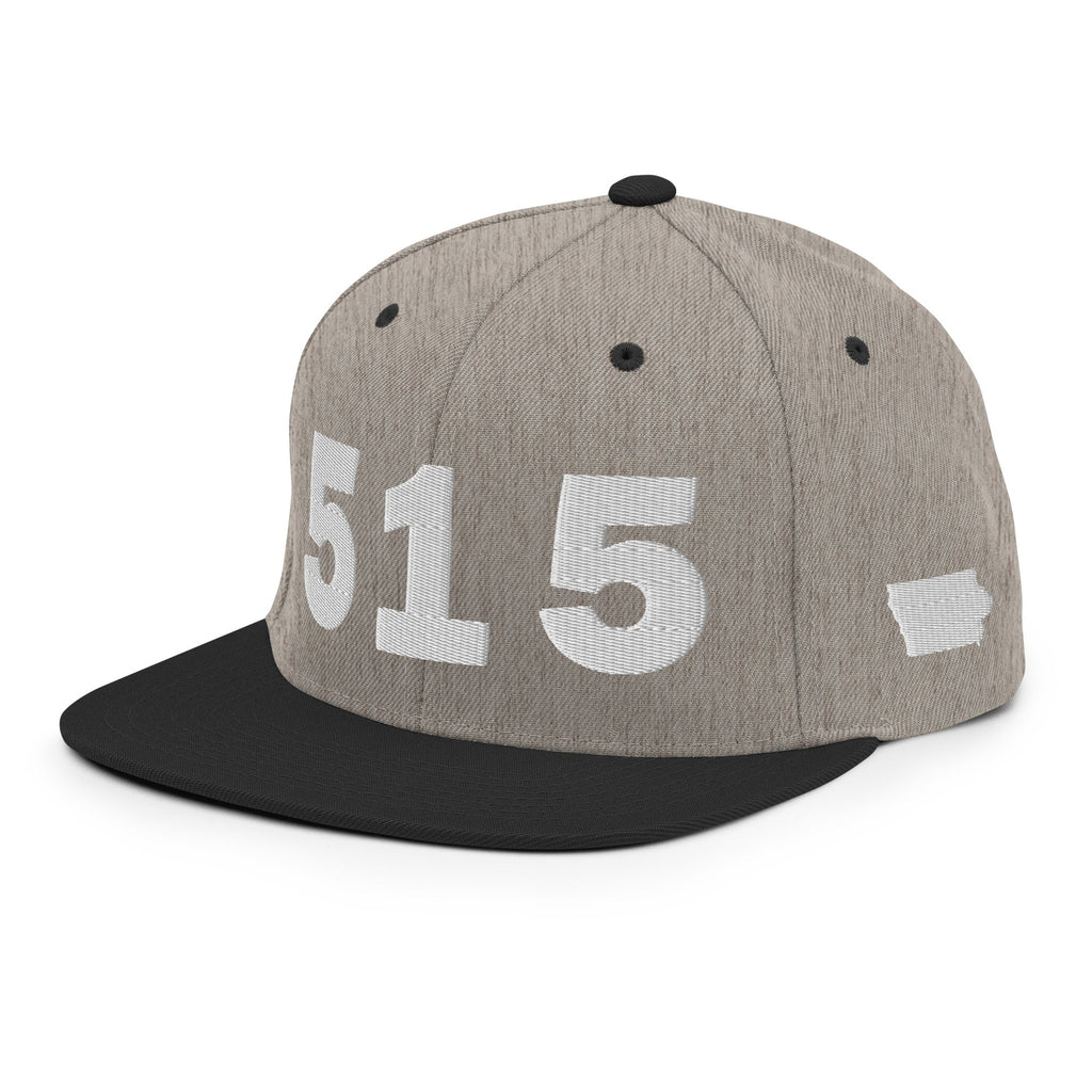 515 Area Code Snapback Hat