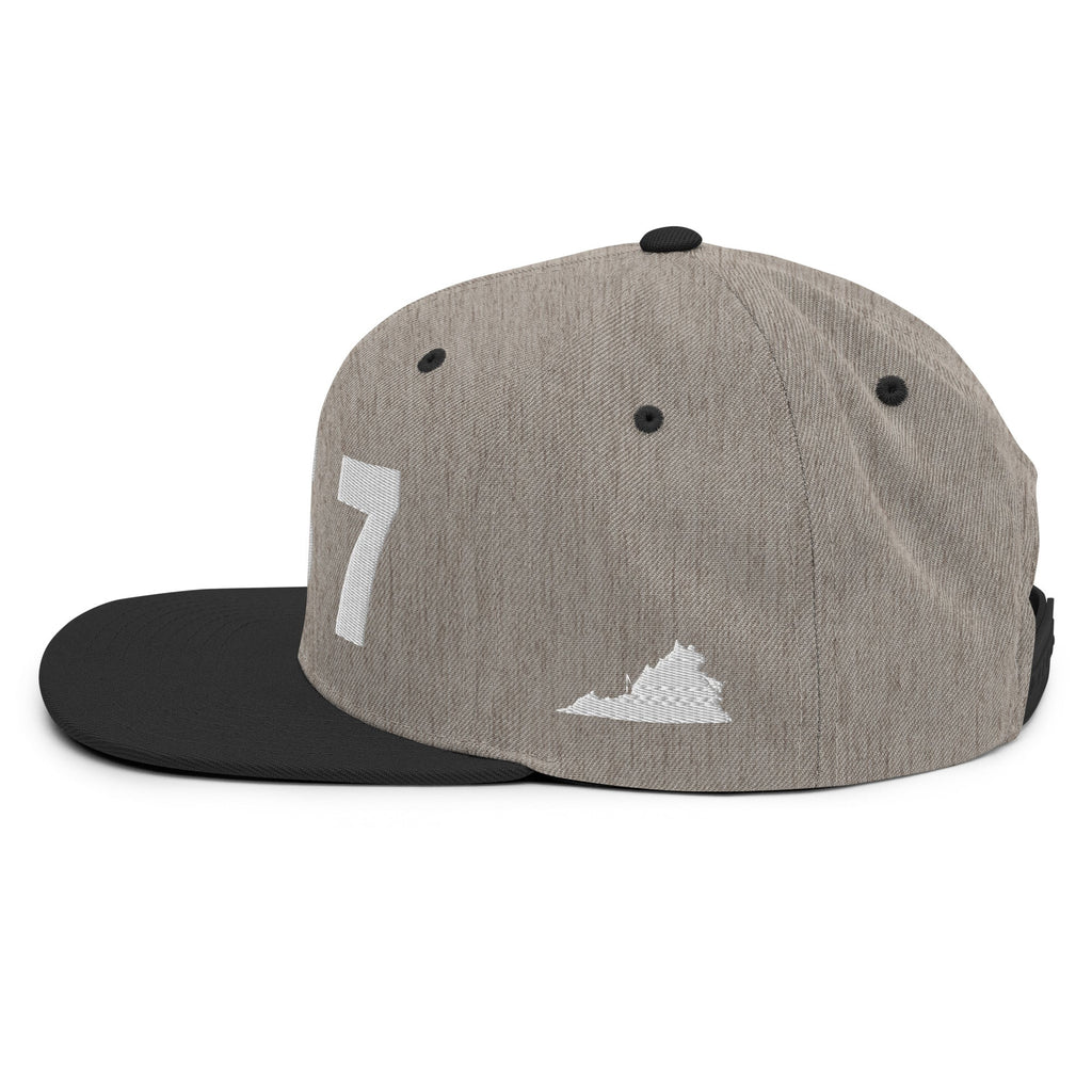 757 Area Code Snapback Hat