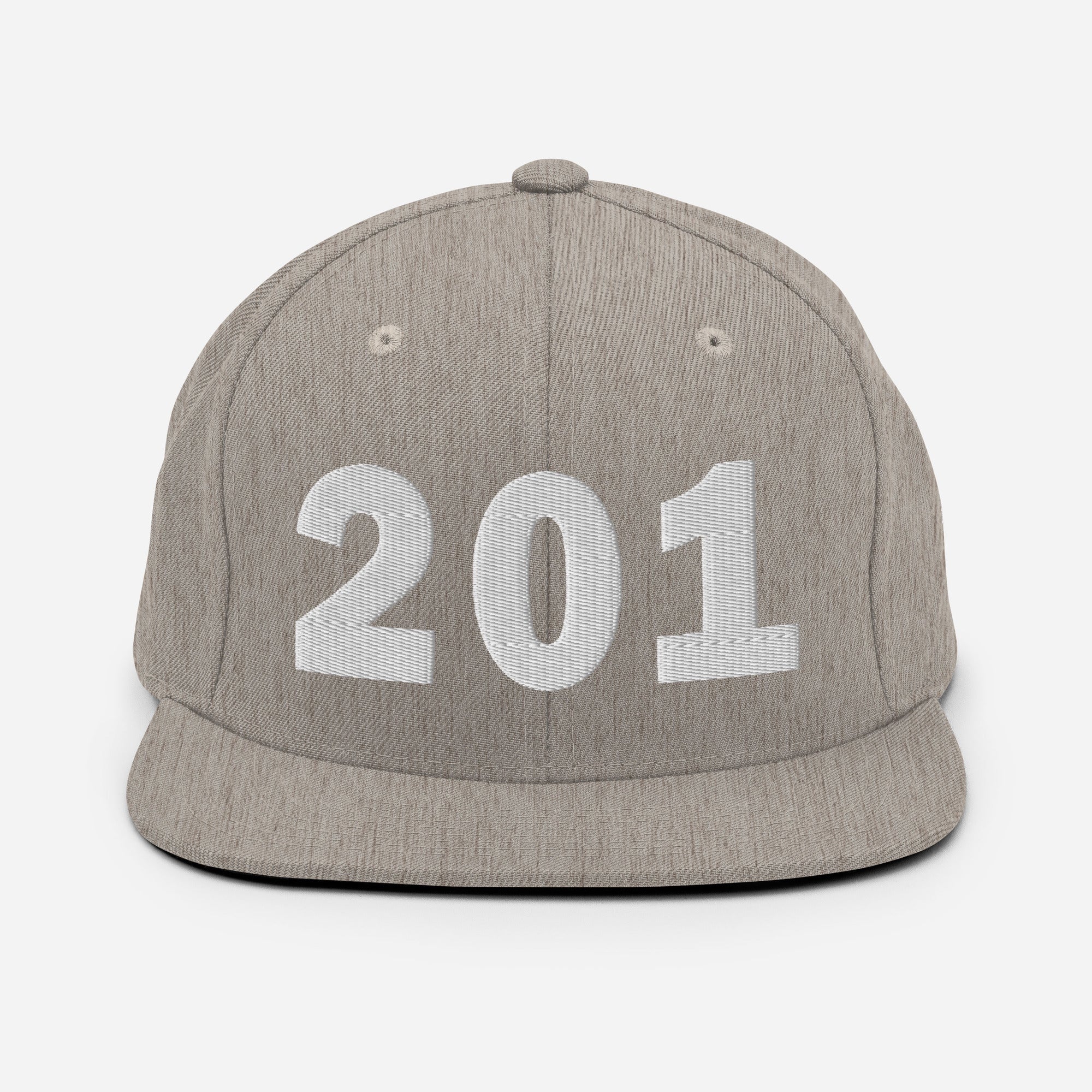 201 Area Code Snapback Hat