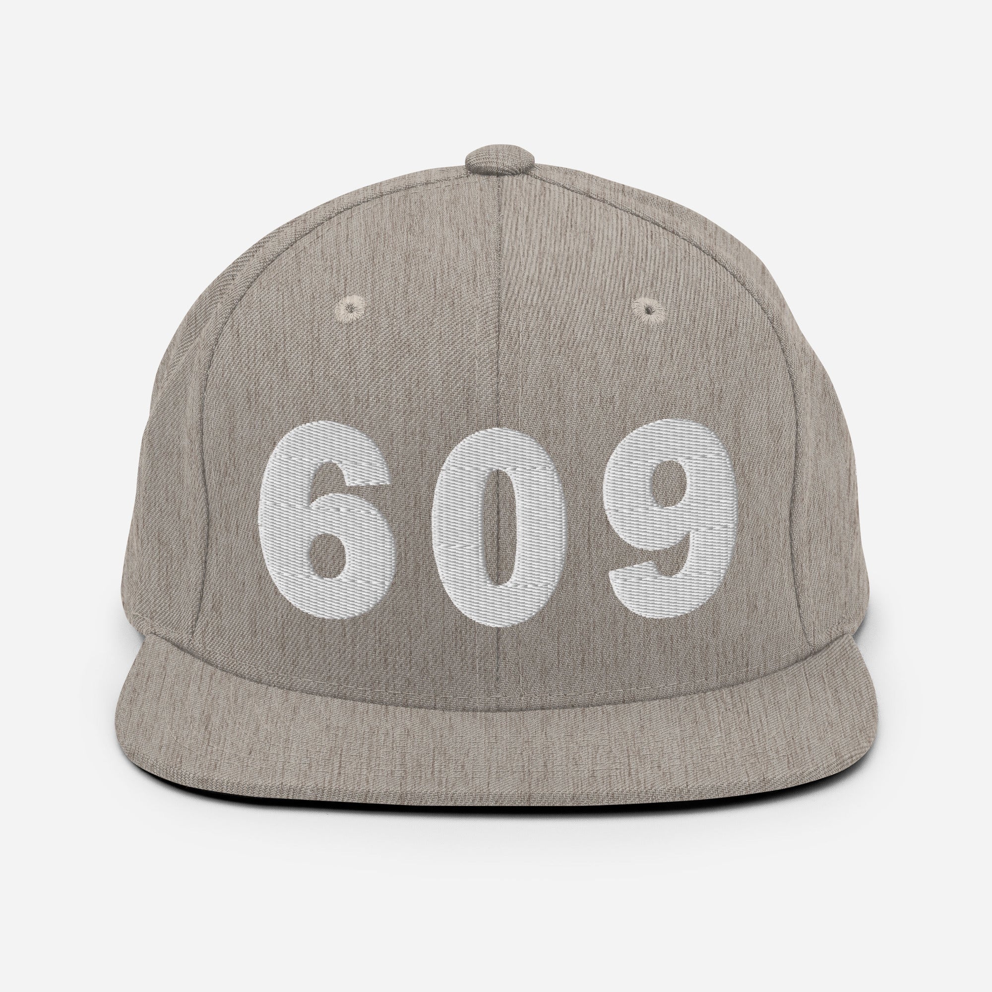 609 Area Code Snapback Hat