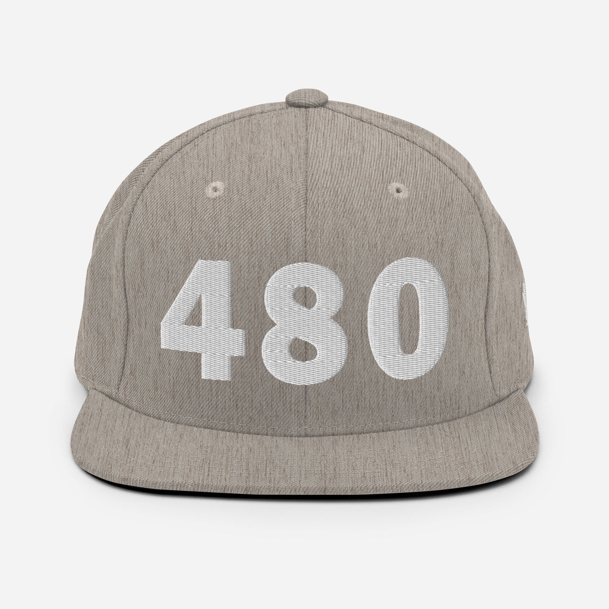 480 Area Code Snapback Hat