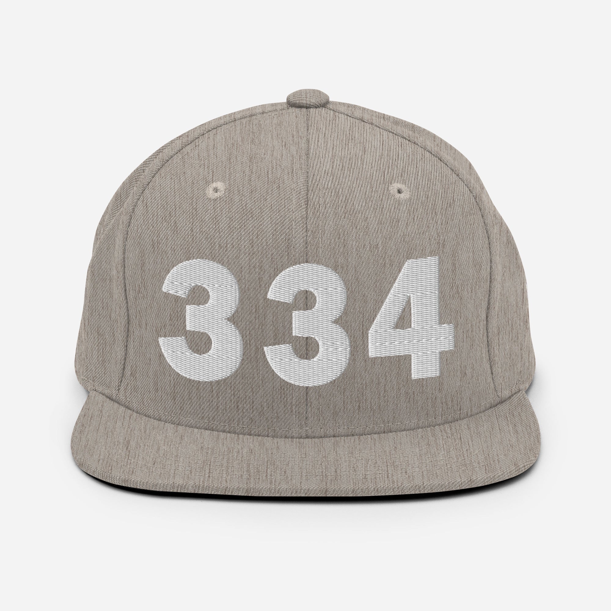 334 Area Code Snapback Hat