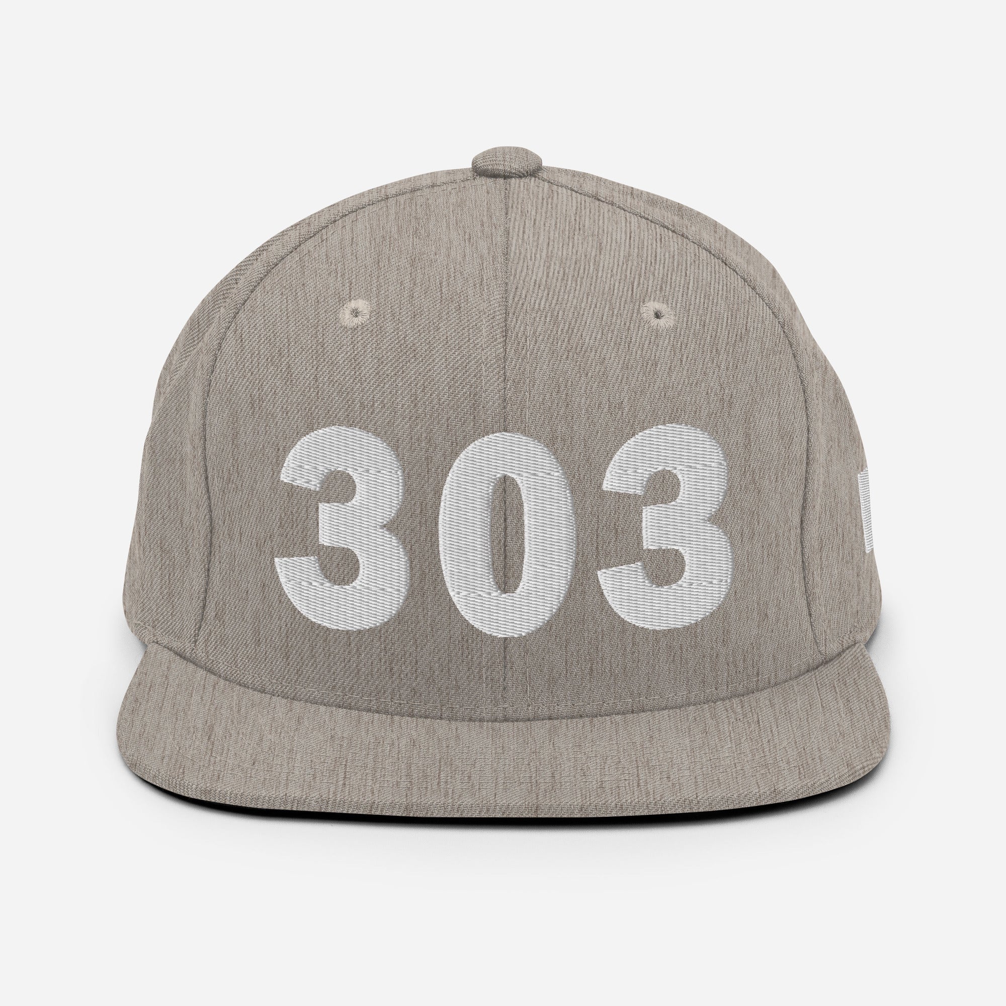 303 Area Code Snapback Hat