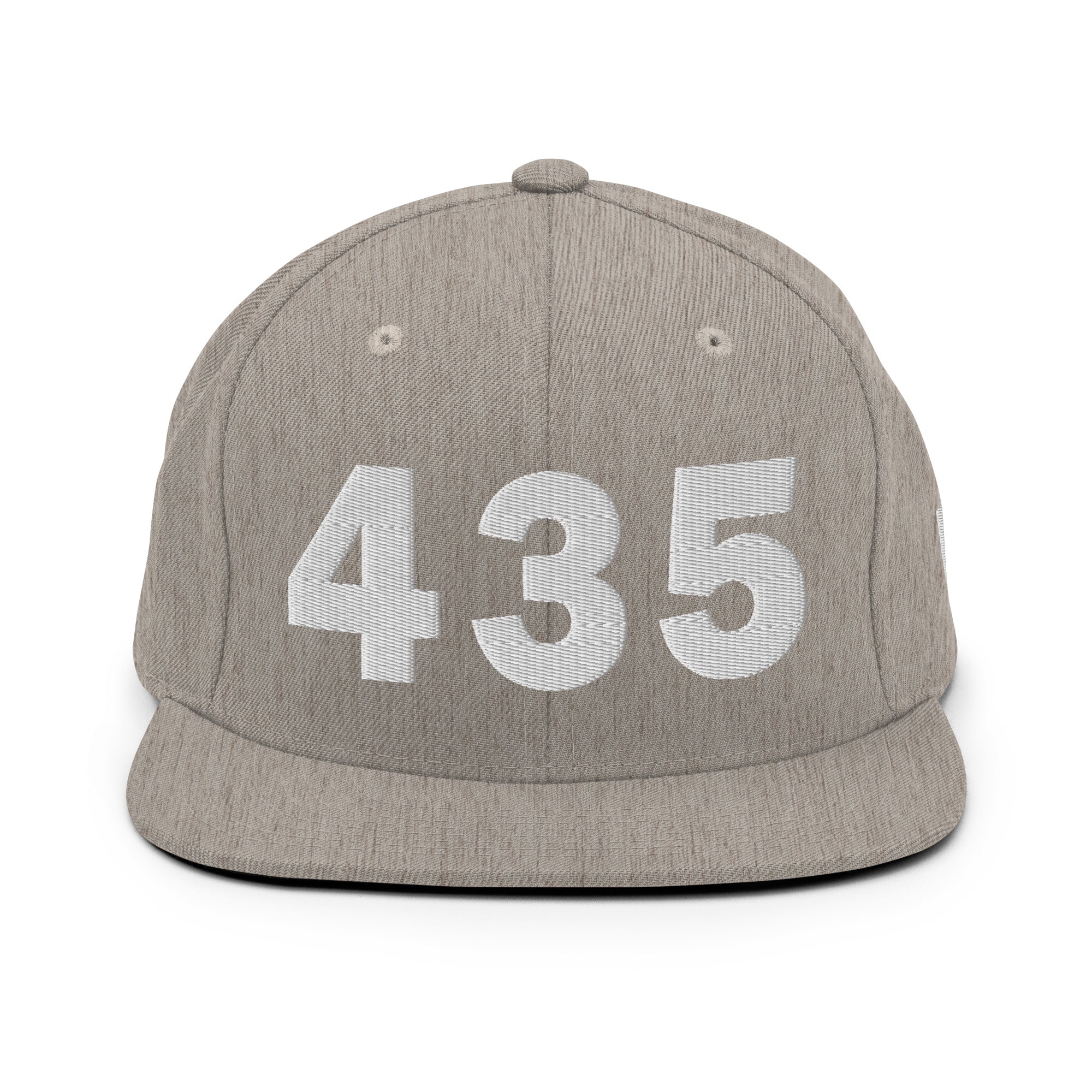 435 Area Code Snapback Hat