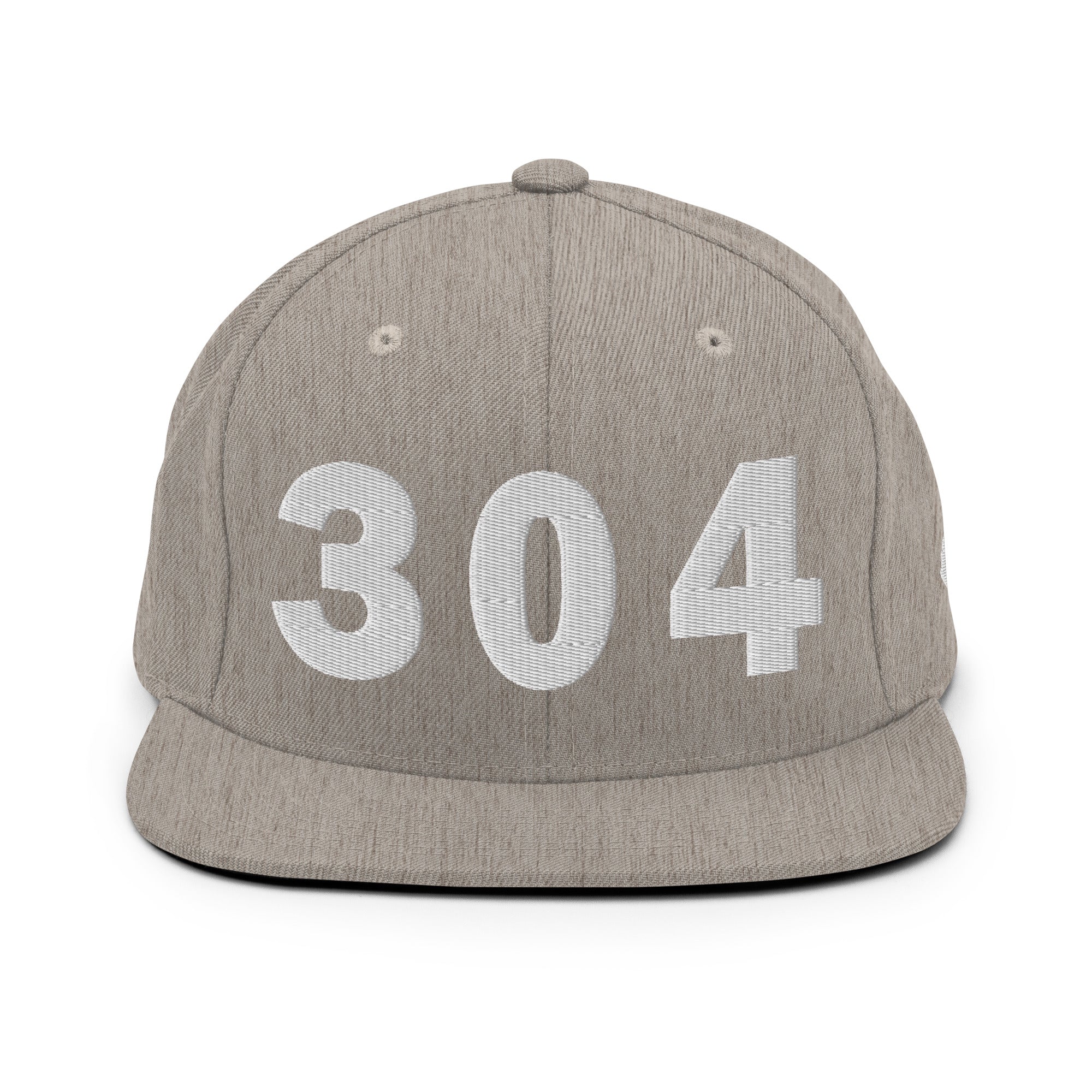304 Area Code Snapback Hat
