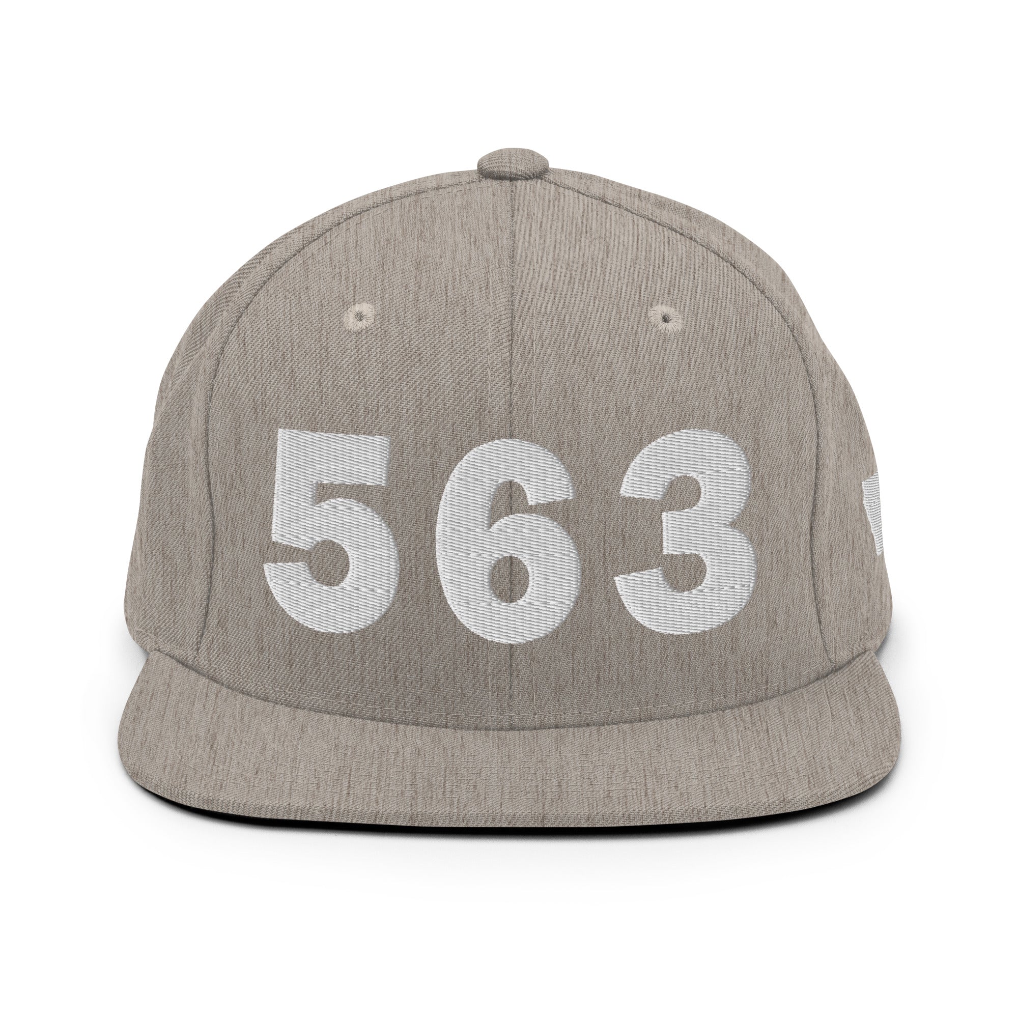563 Area Code Snapback Hat