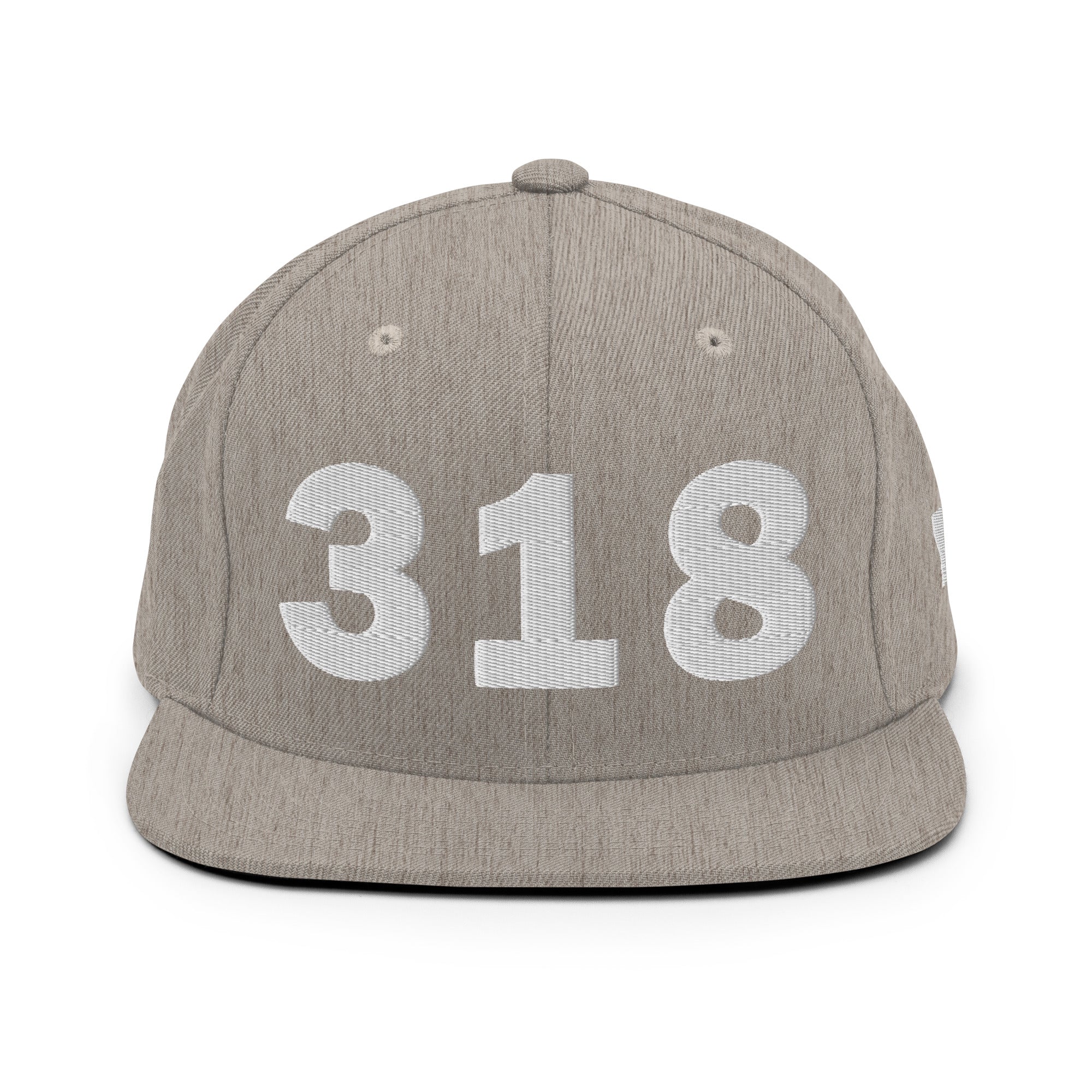 318 Area Code Snapback Hat