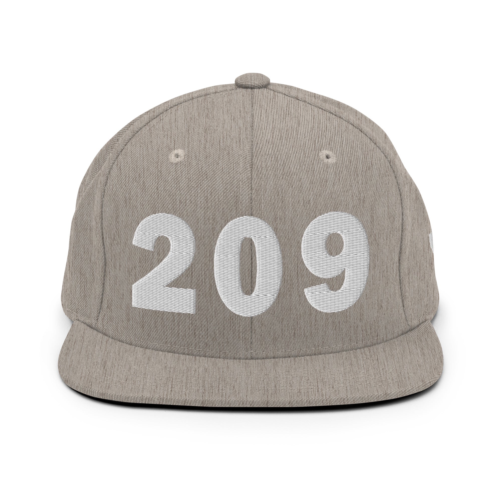 209 Area Code Snapback Hat
