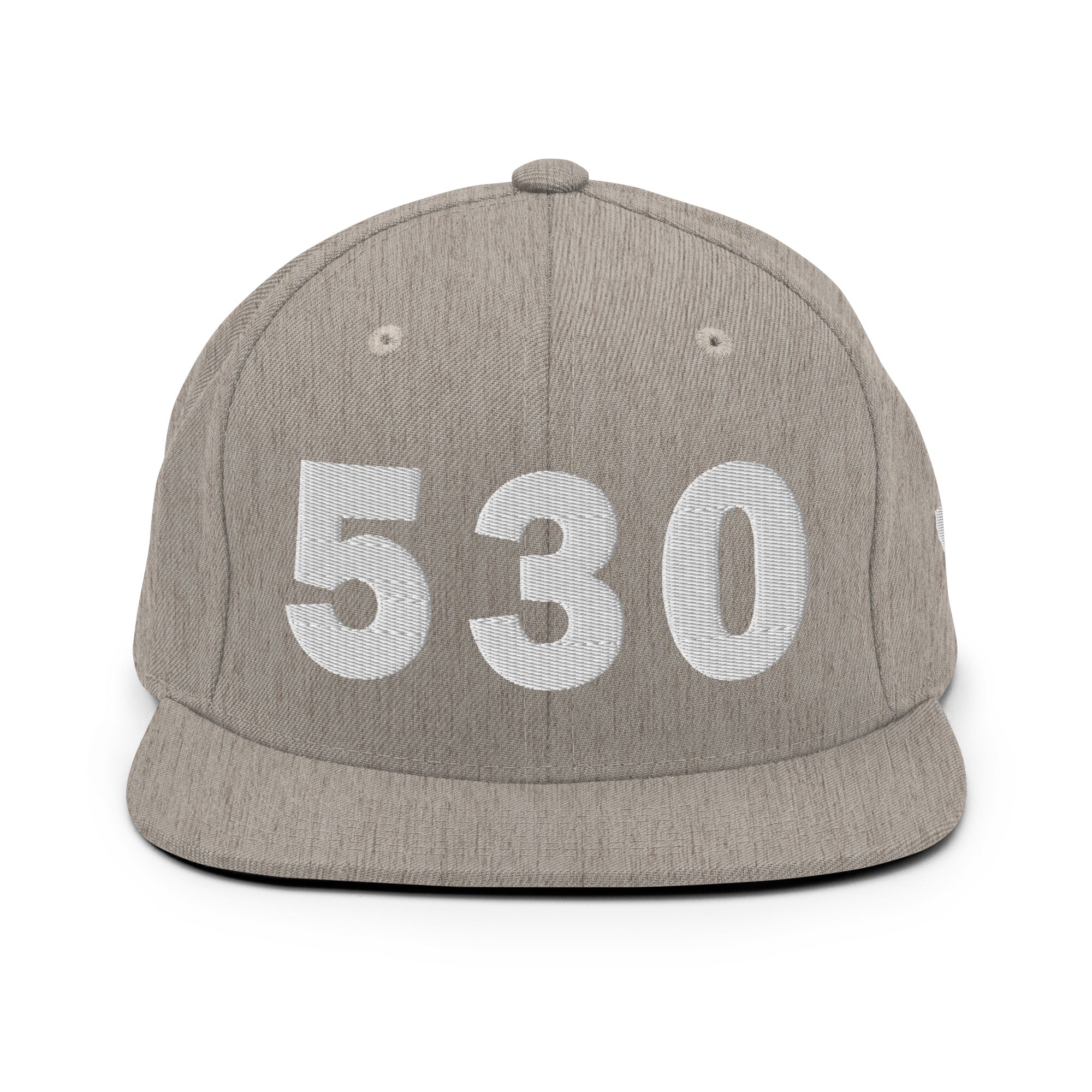 530 Area Code Snapback Hat
