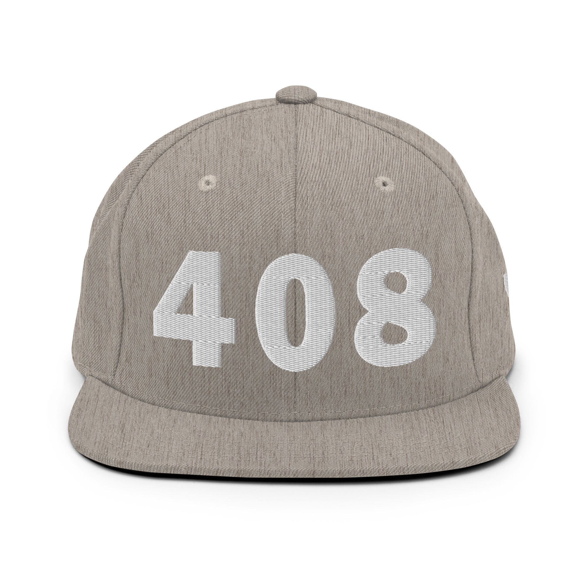 408 Area Code Snapback Hat