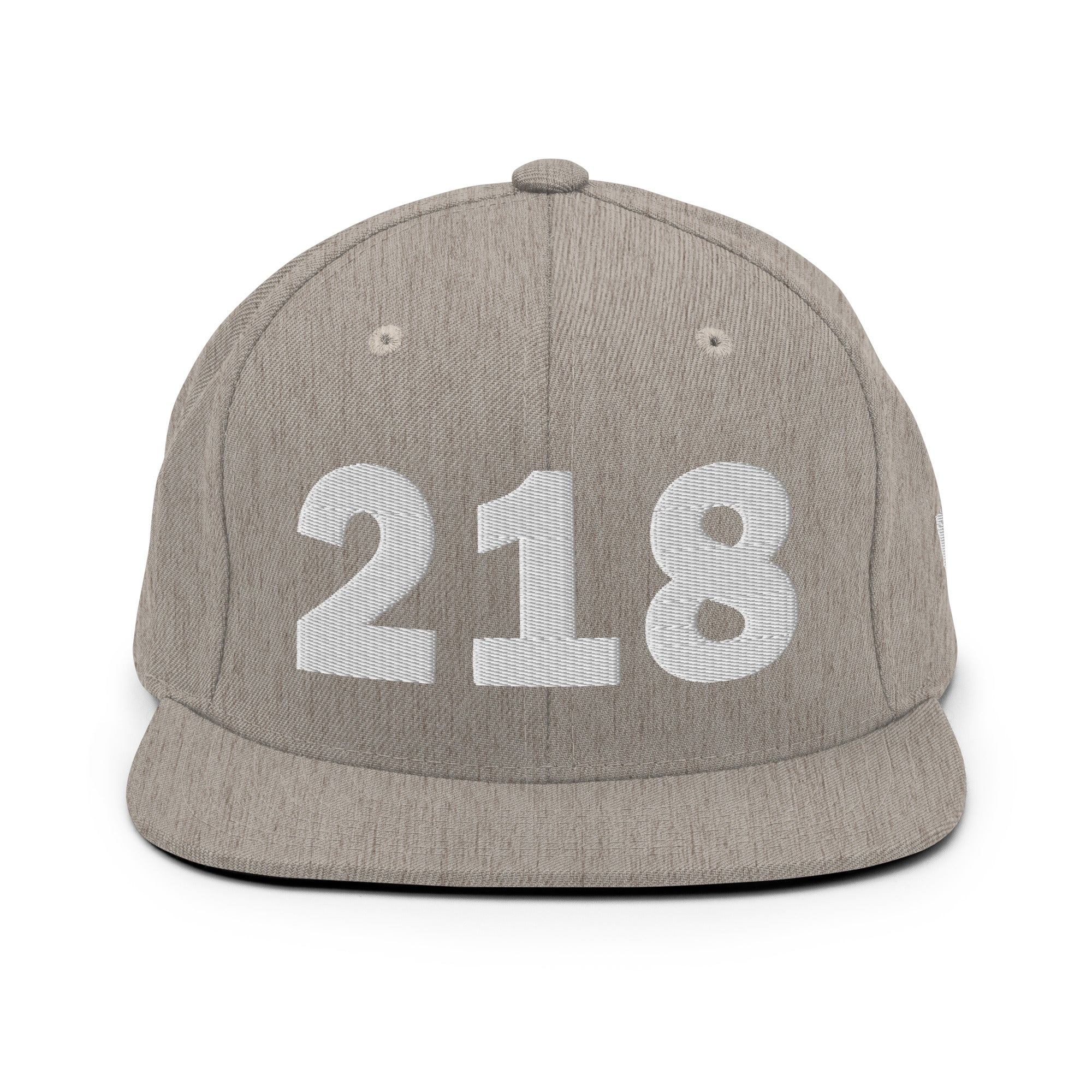 218 Area Code Snapback Hat
