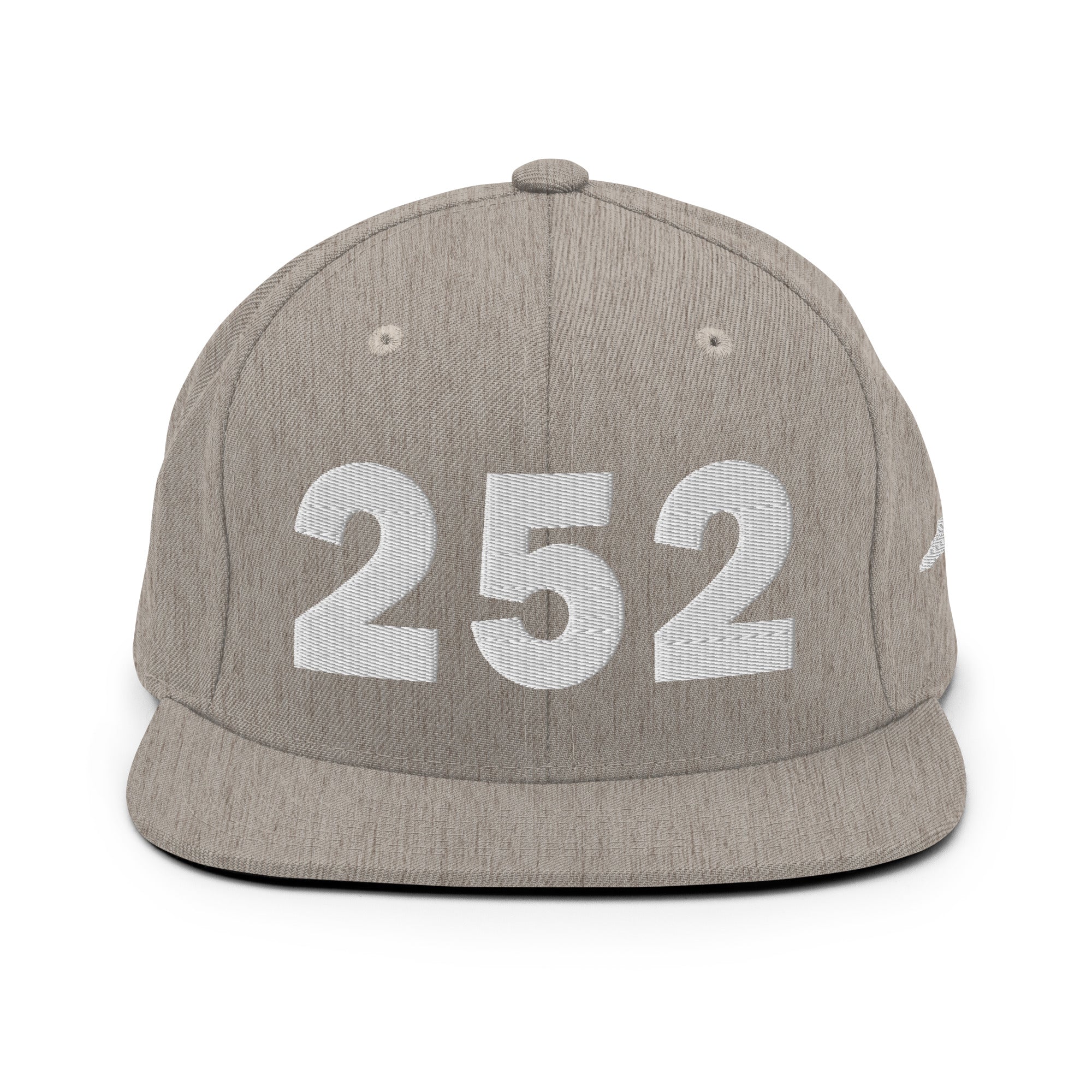 252 Area Code Snapback Hat