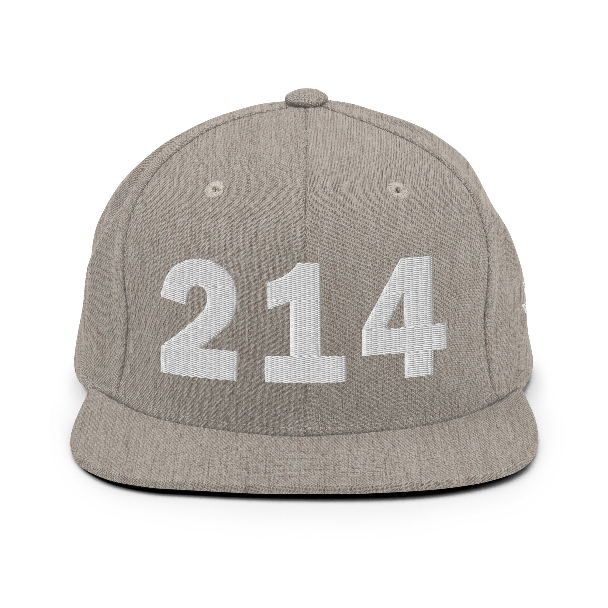 214 Area Code Snapback Hat