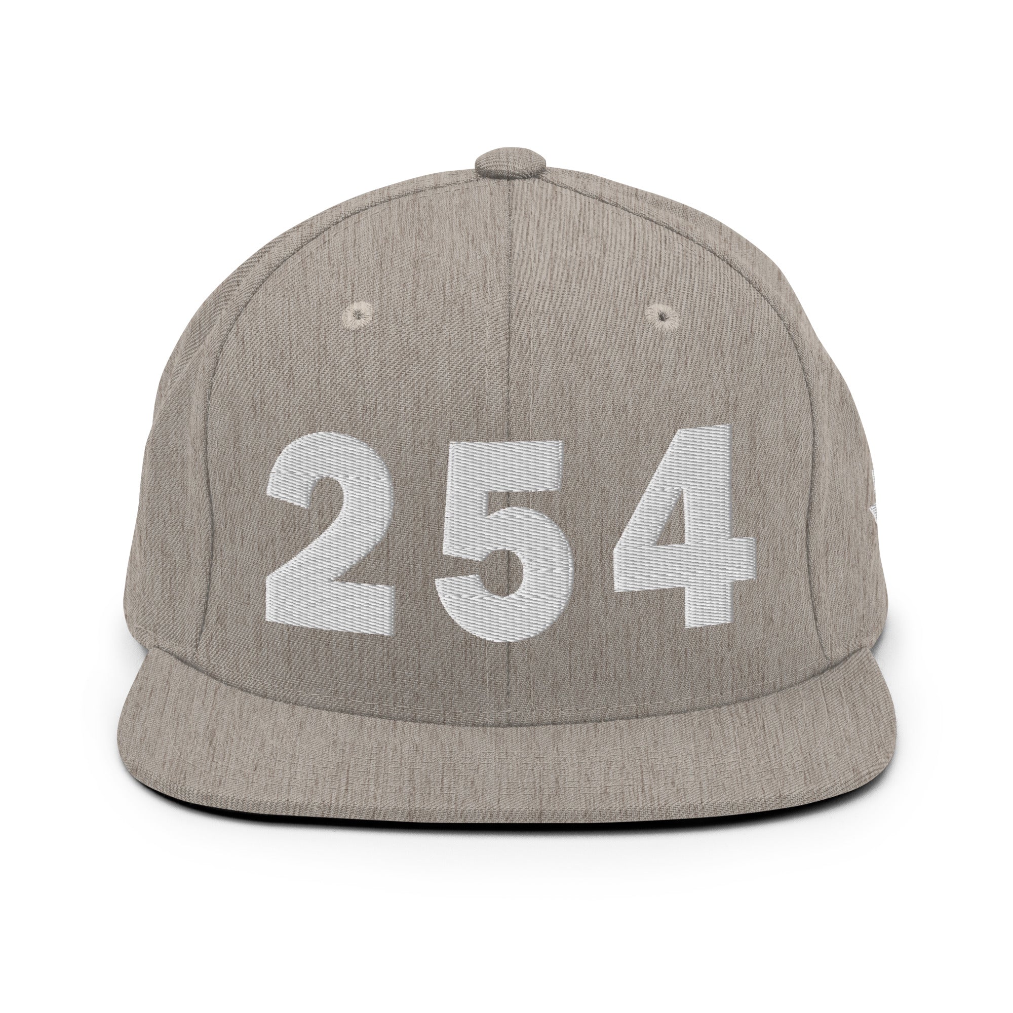 254 Area Code Snapback Hat