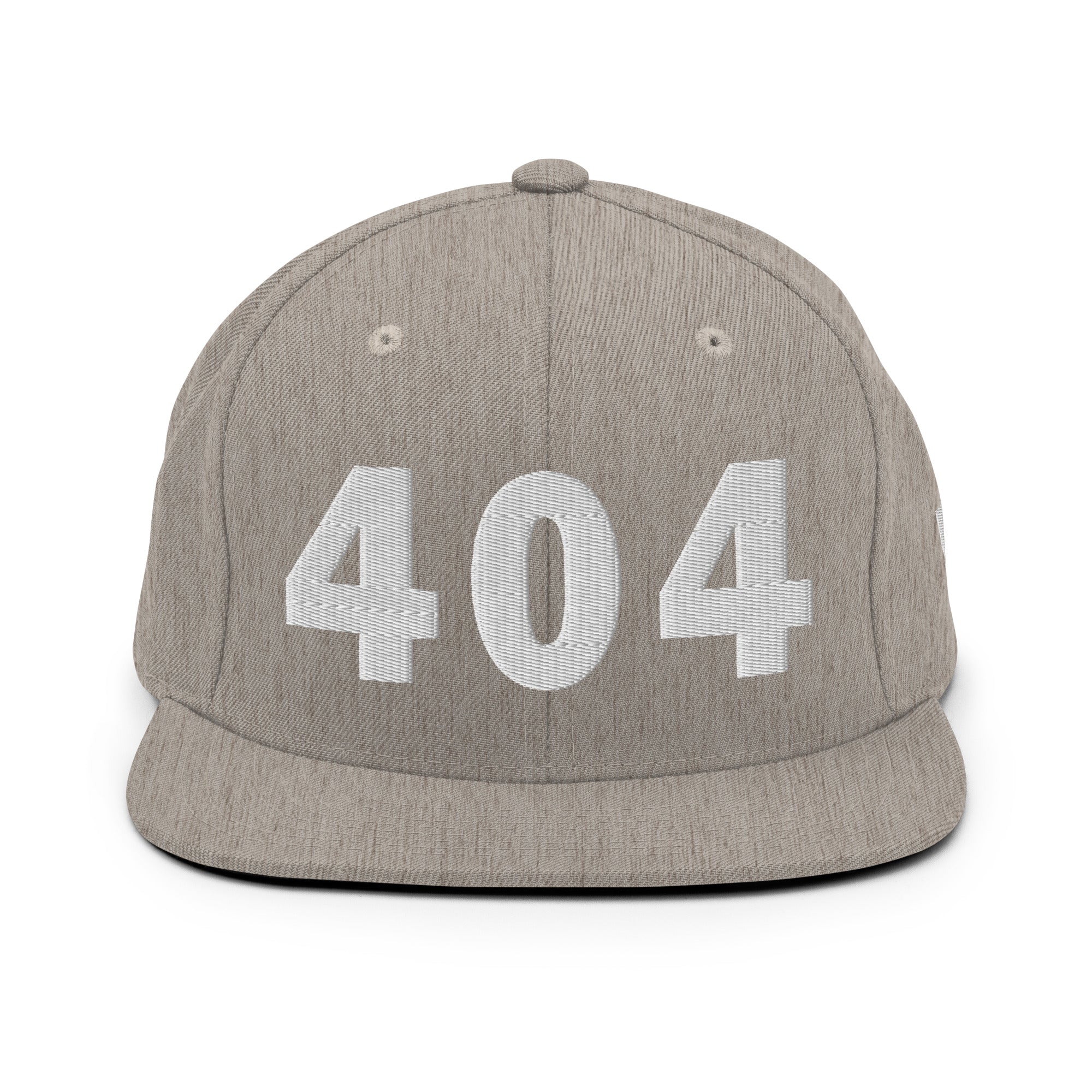 404 Area Code Snapback Hat