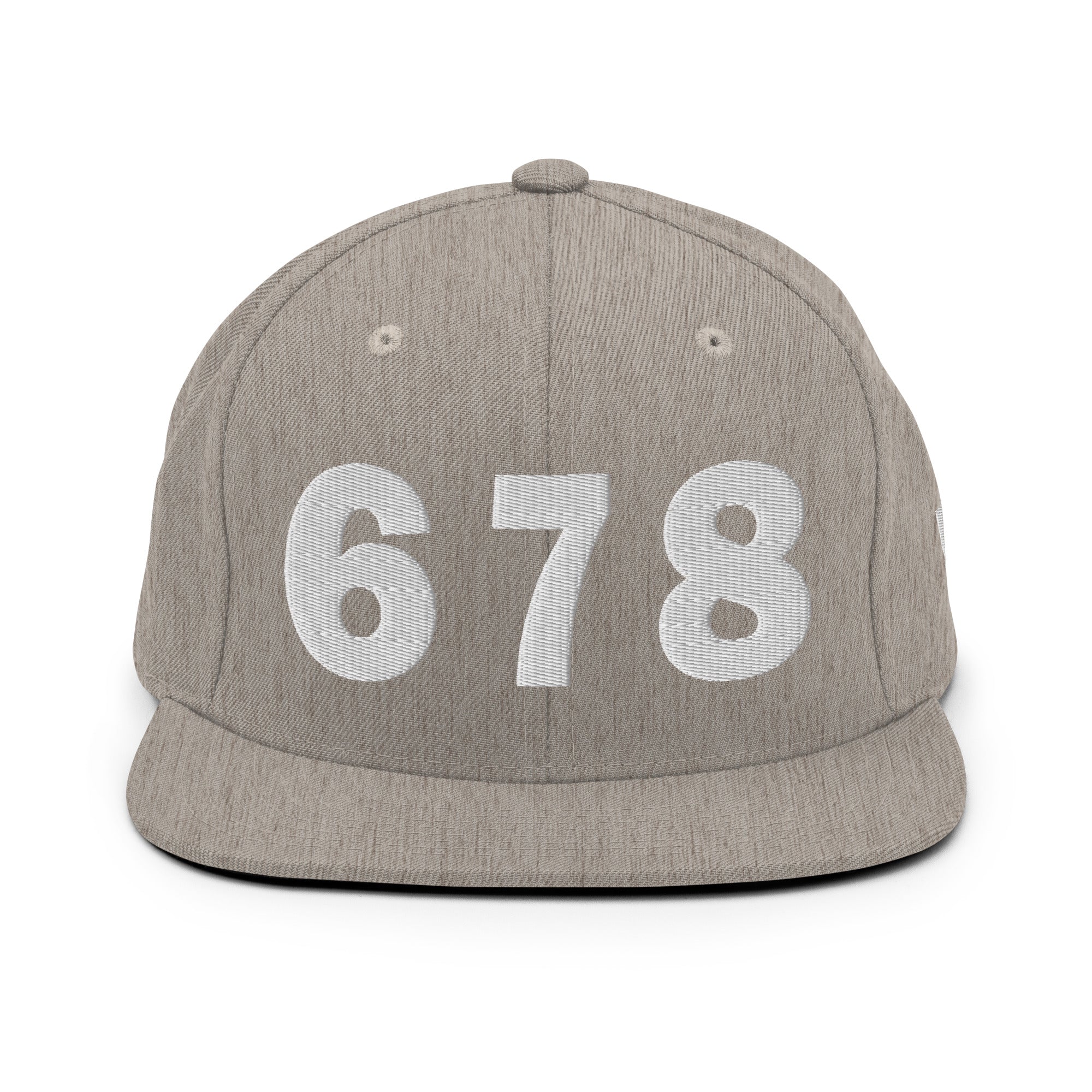 678 Area Code Snapback Hat