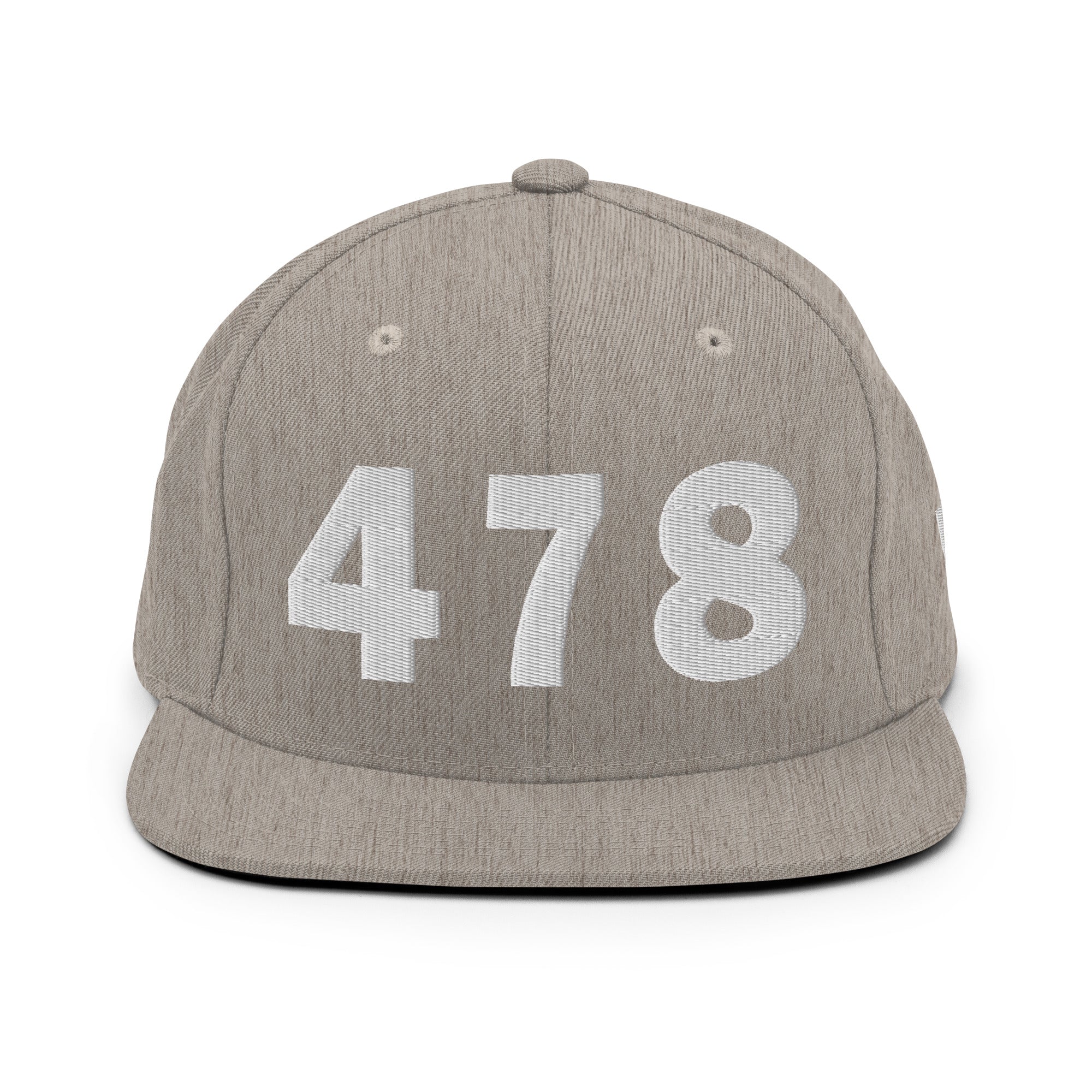 478 Area Code Snapback Hat