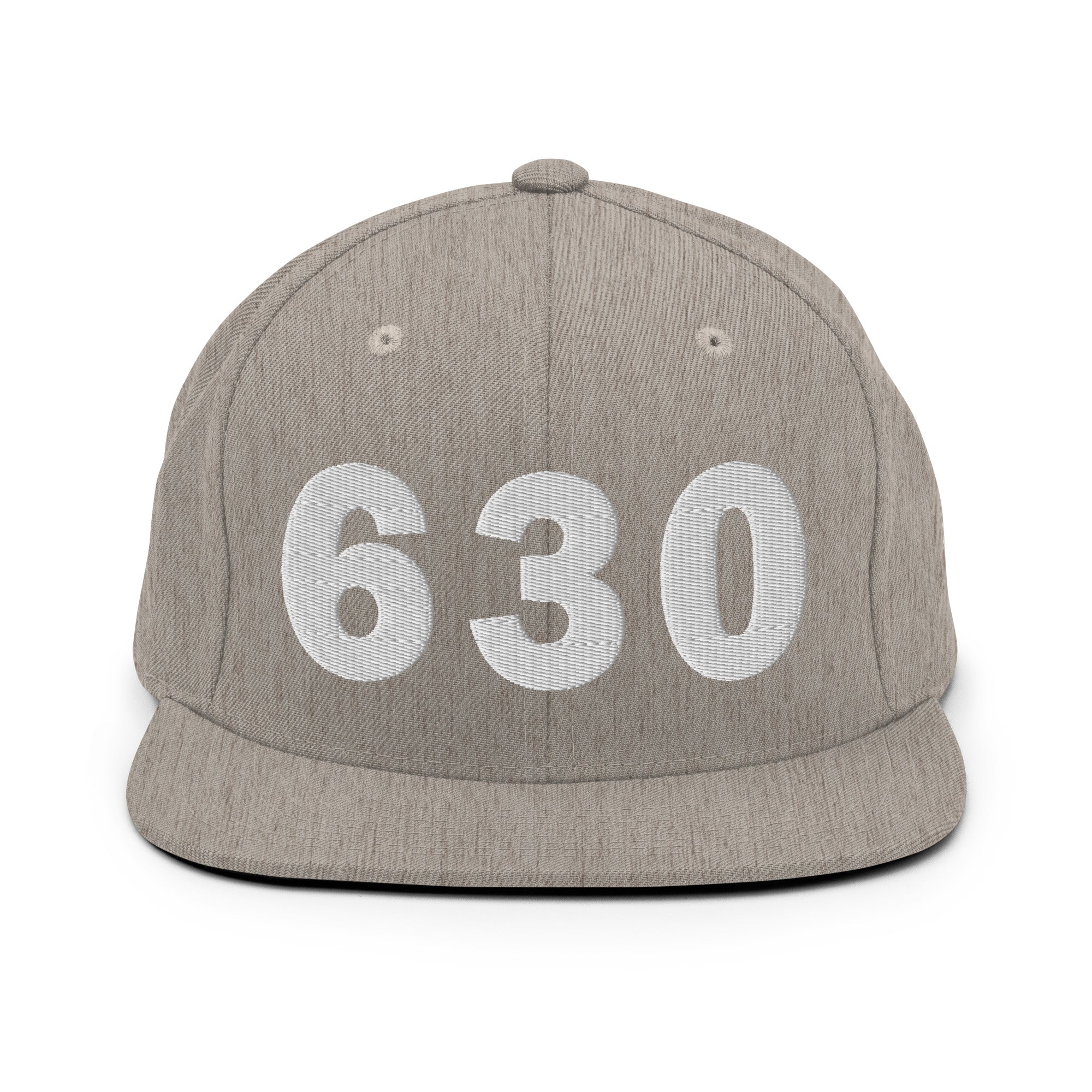 630 Area Code Snapback Hat