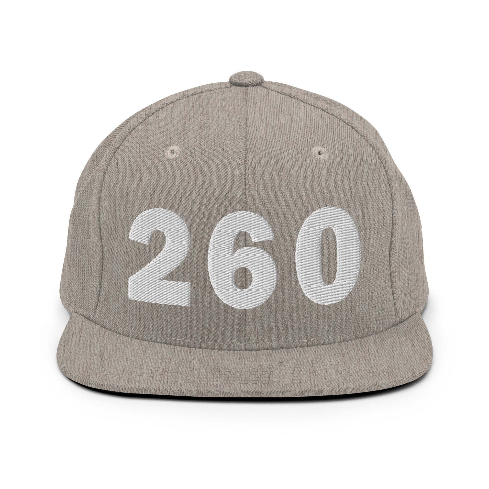 260 Area Code Snapback Hat