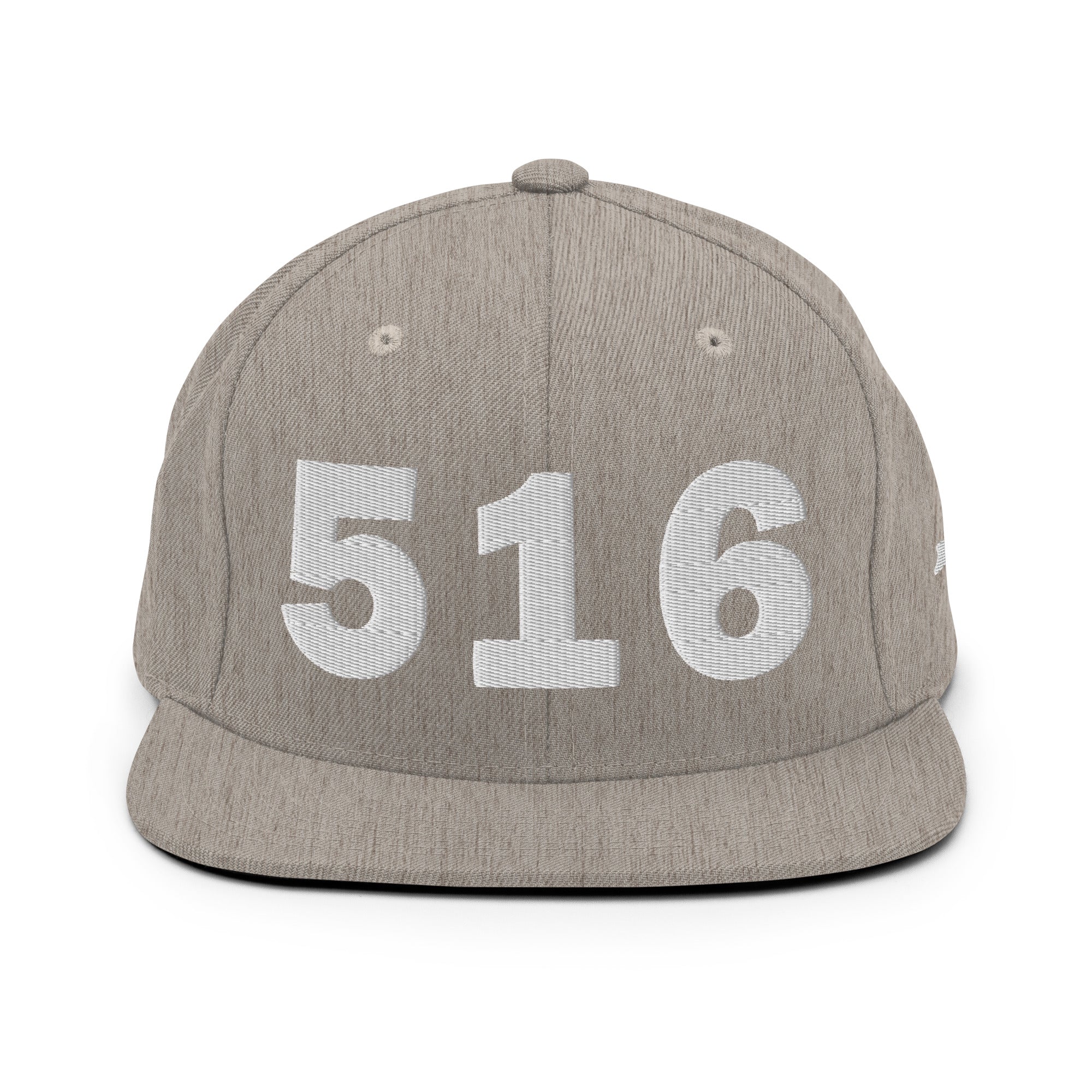 516 Area Code Snapback Hat