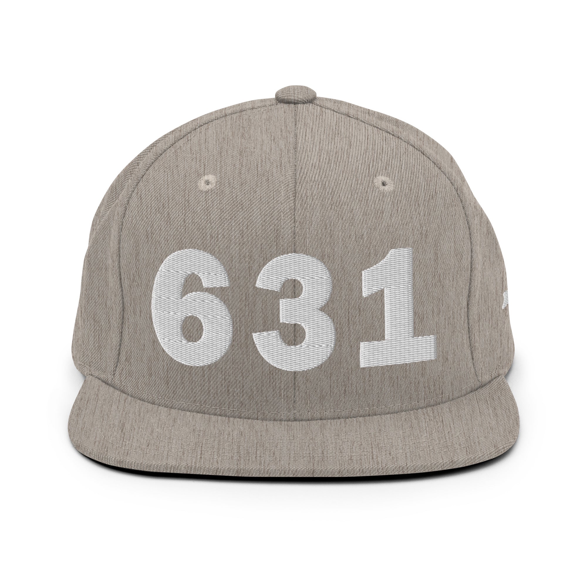 631 Area Code Snapback Hat