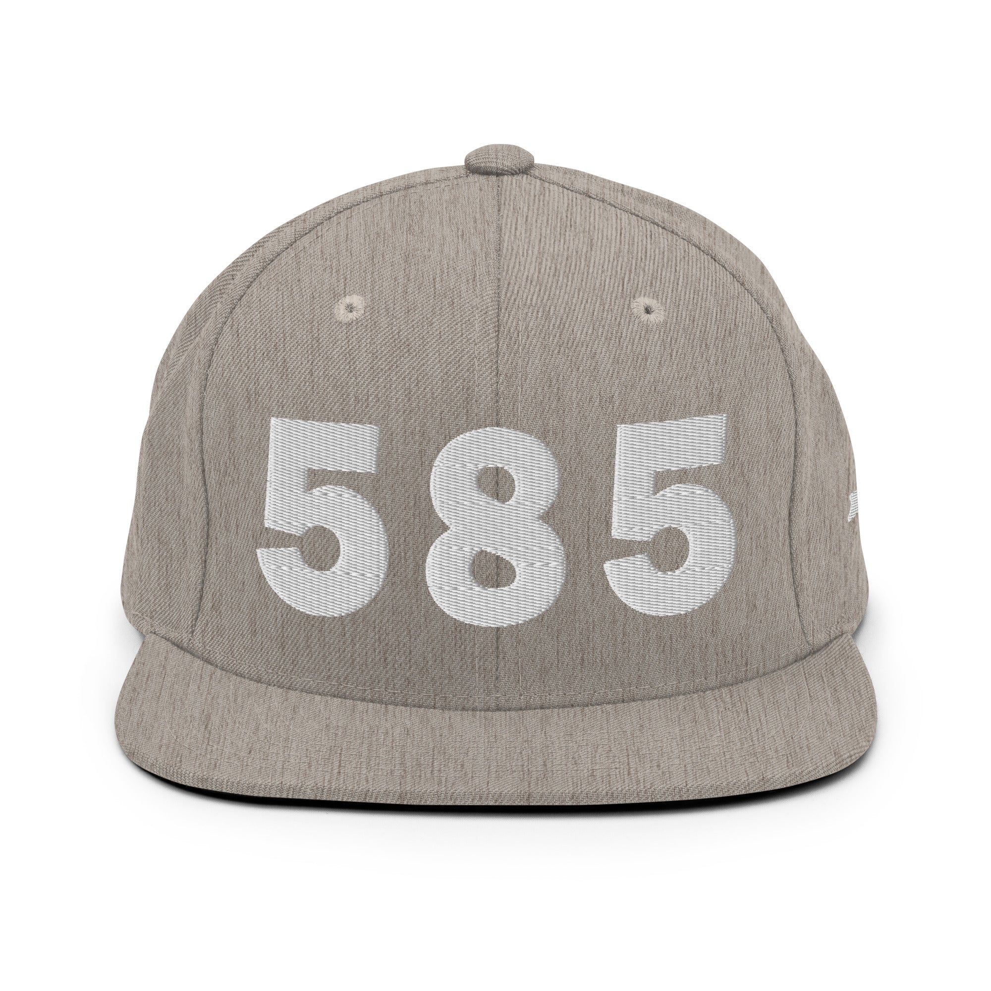 585 Area Code Snapback Hat