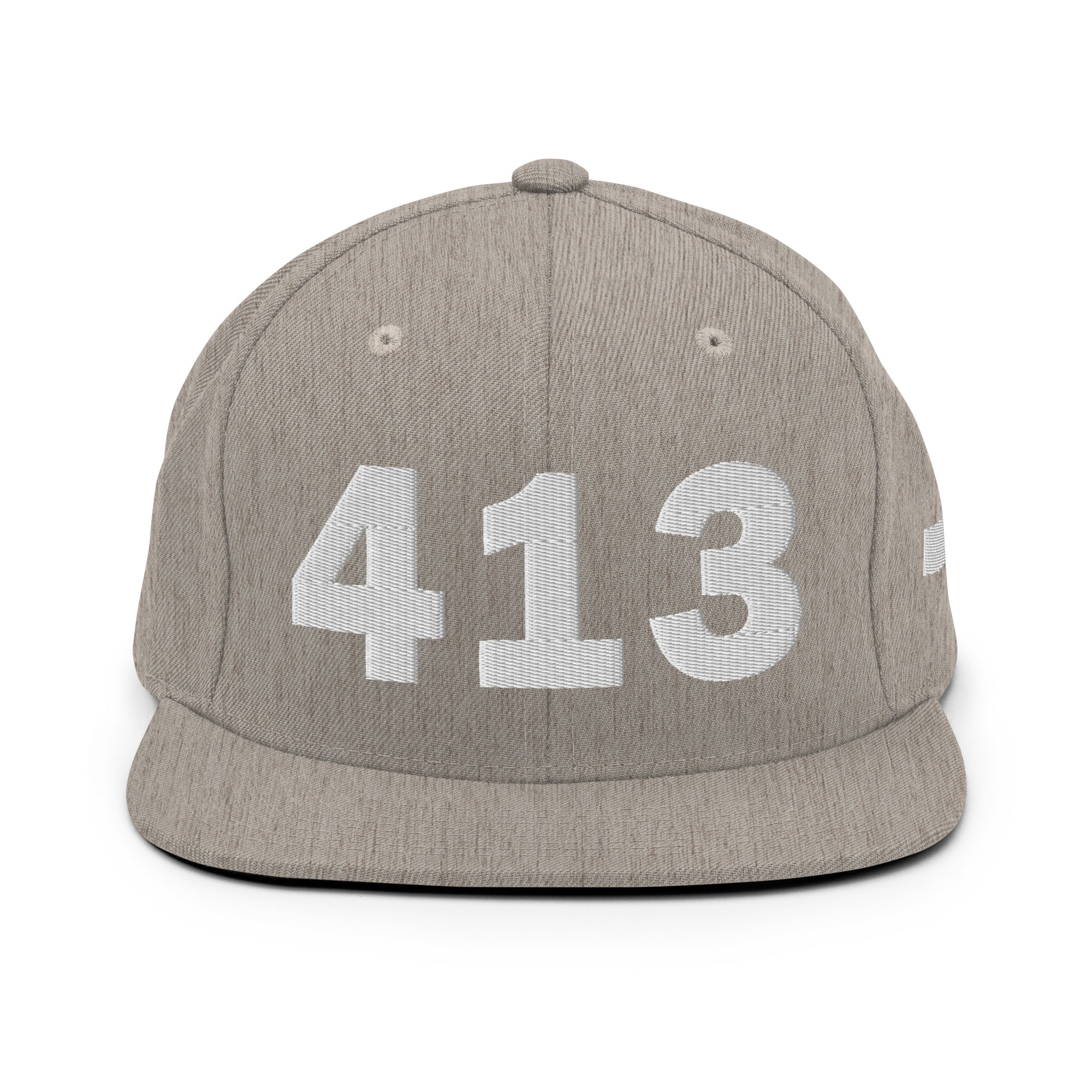 413 Area Code Snapback Hat