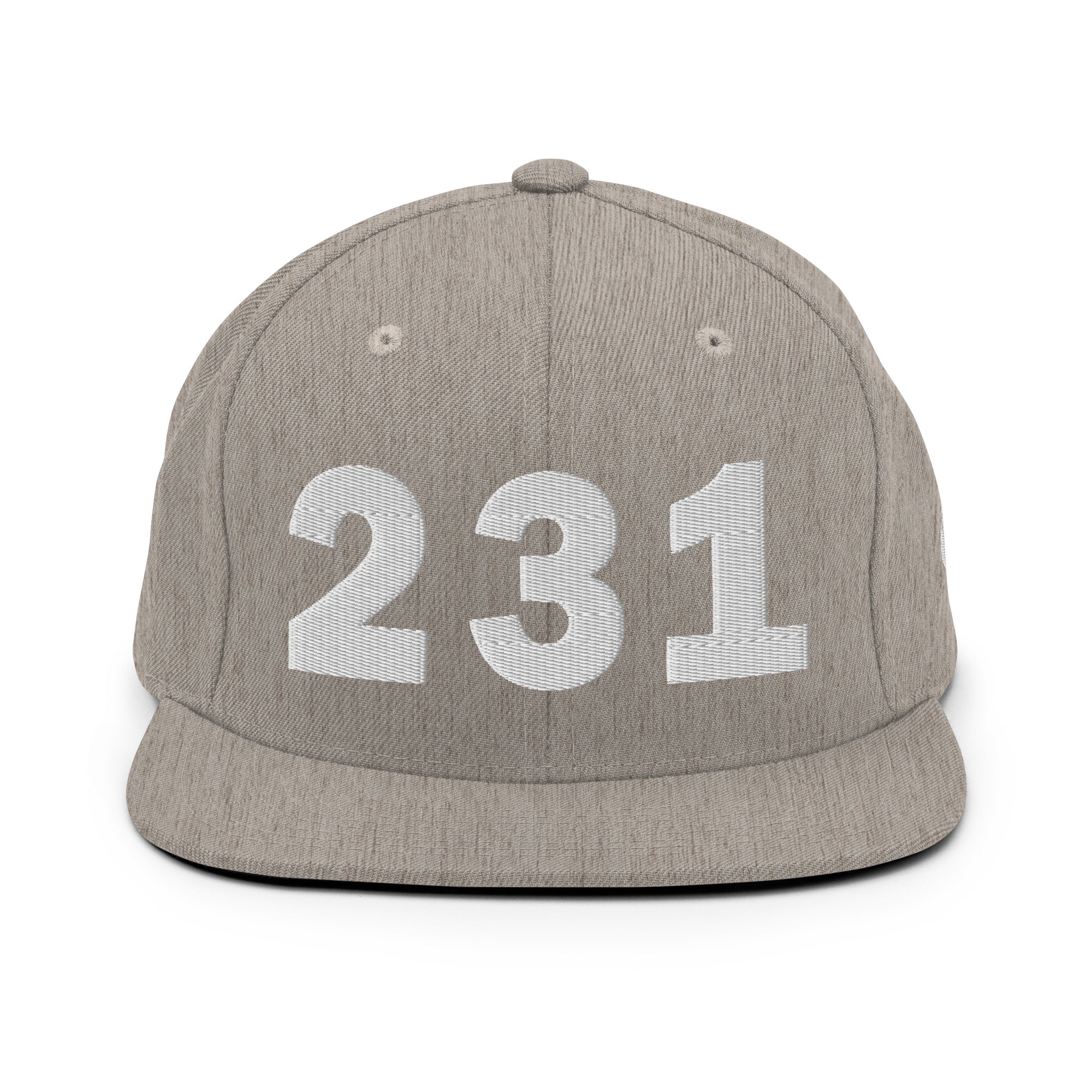 231 Area Code Snapback Hat