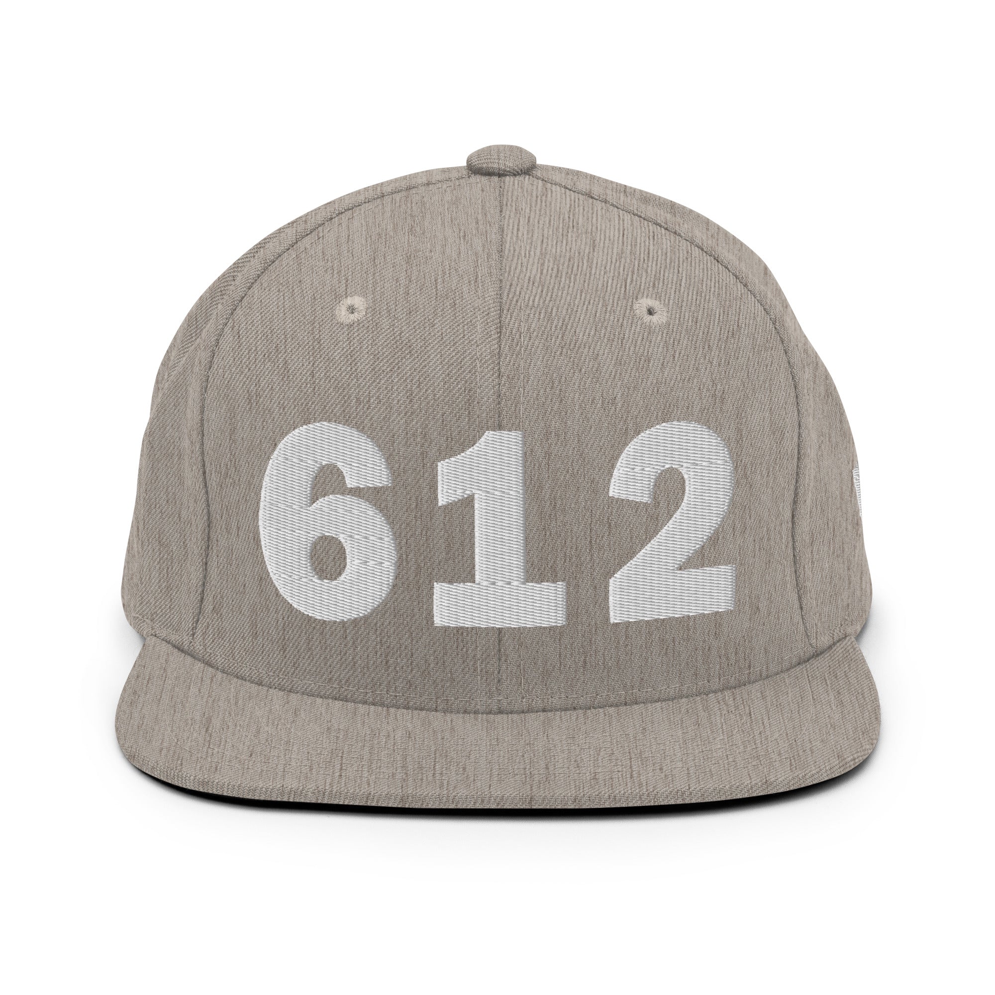 612 Area Code Snapback Hat