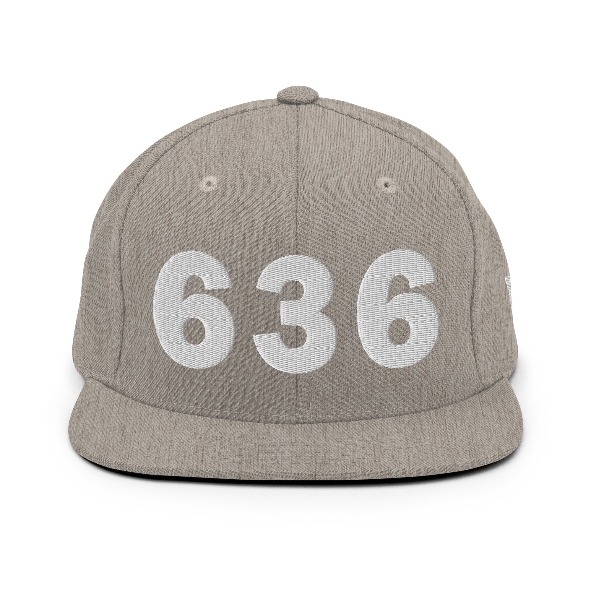 636 Area Code Snapback Hat