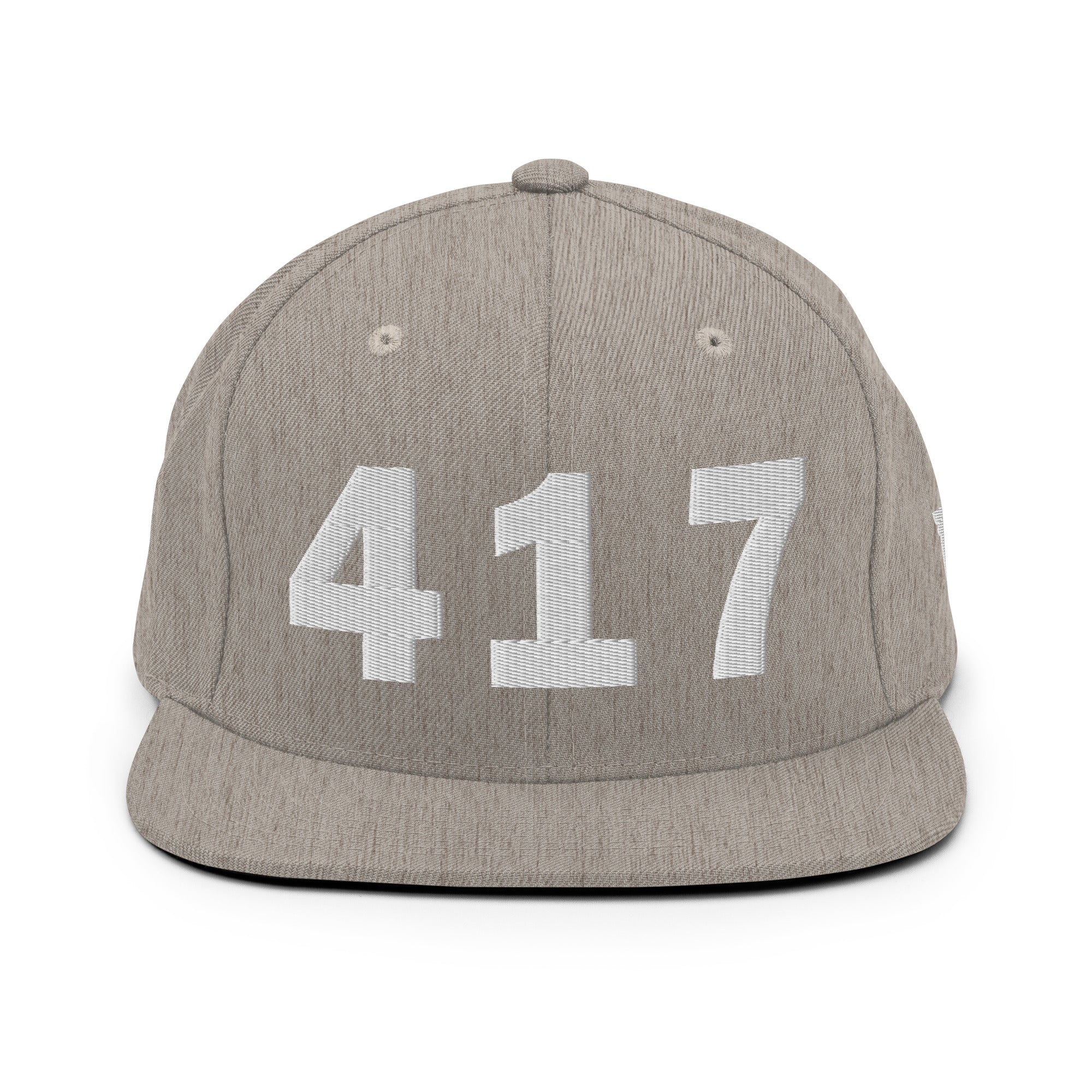 417 Area Code Snapback Hat