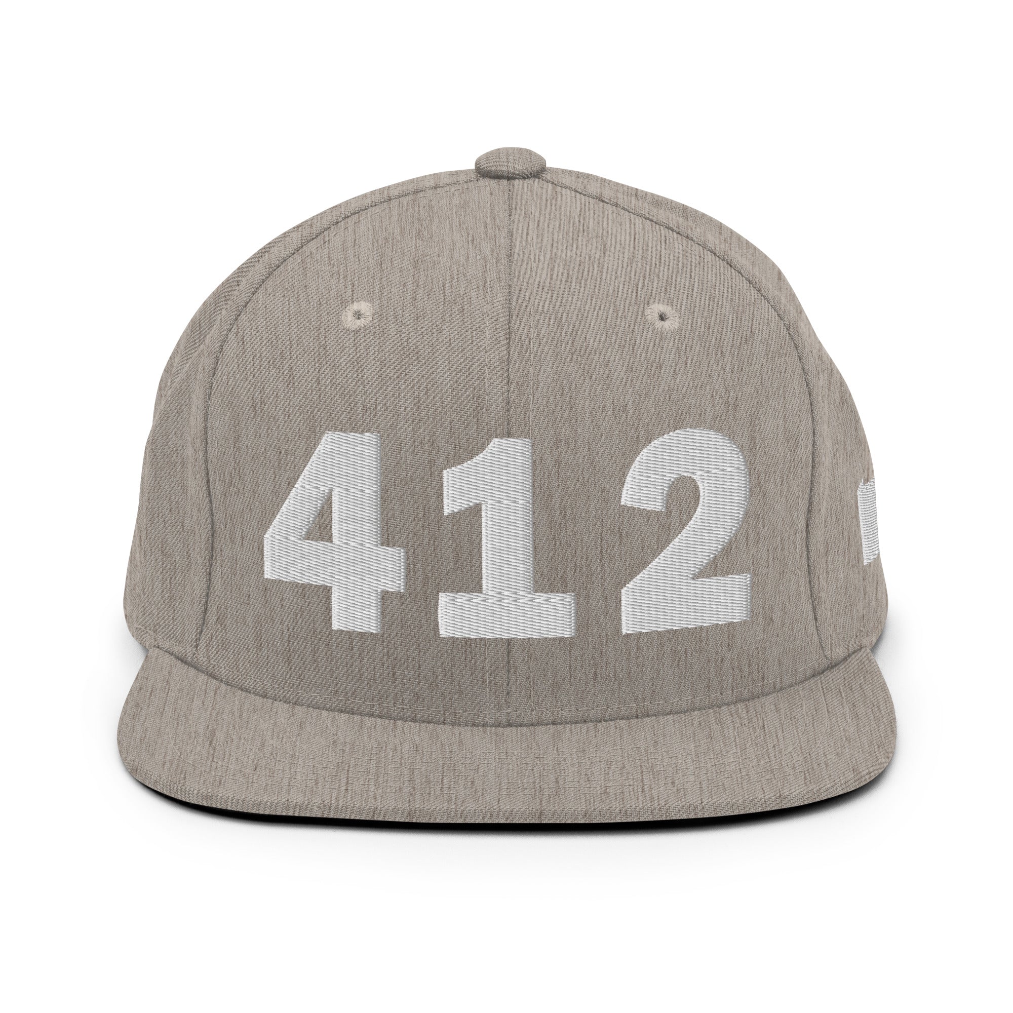 412 Area Code Snapback Hat