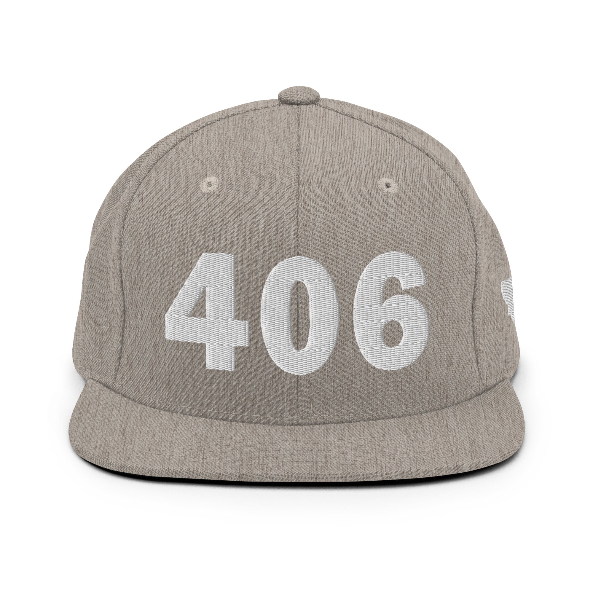 406 Area Code Snapback Hat