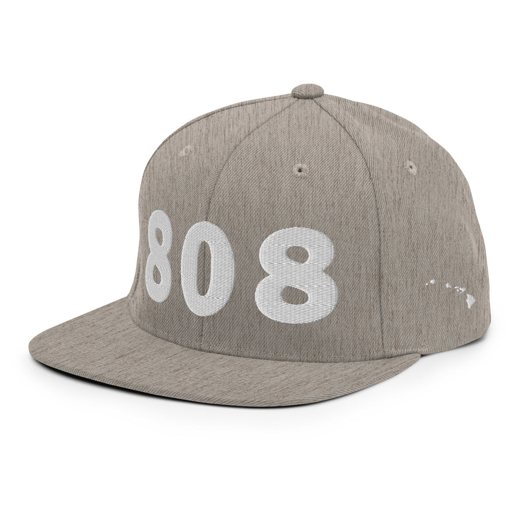 808 Area Code Snapback Hat