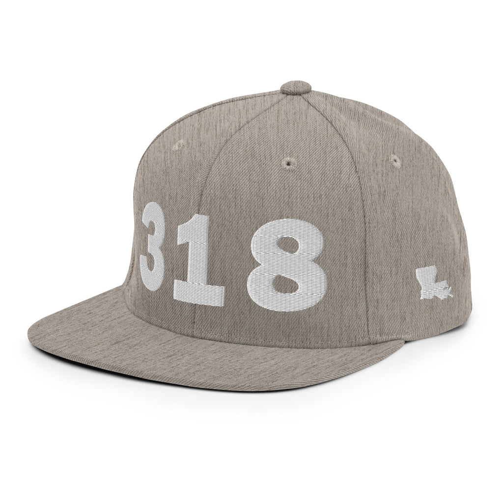 318 Area Code Snapback Hat