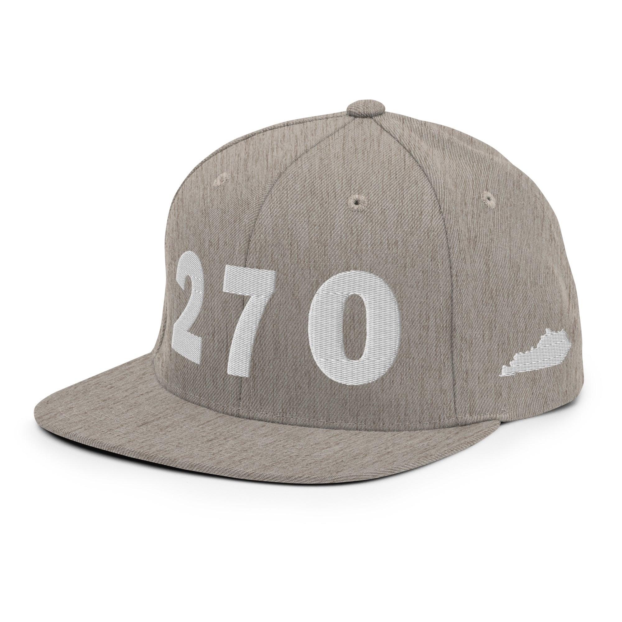 270 Area Code Snapback Hat