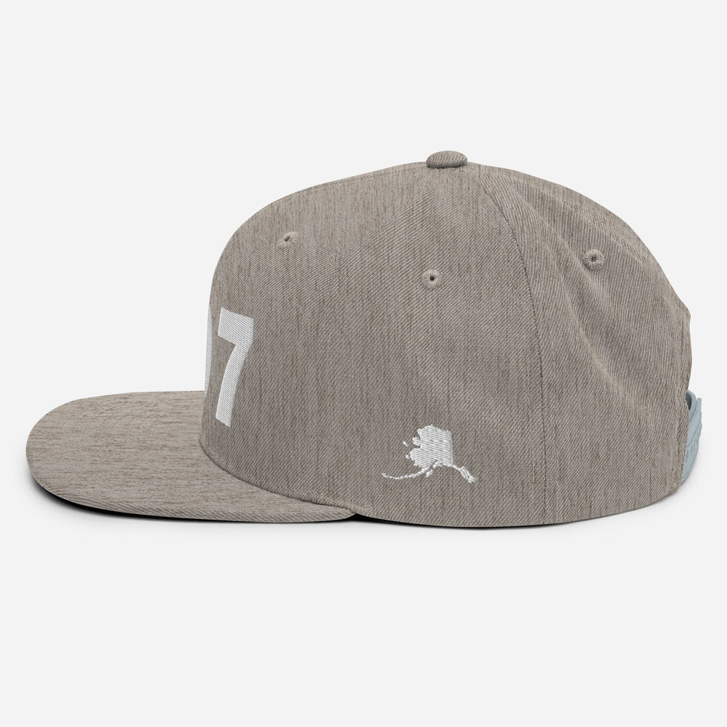 907 Area Code Snapback Hat