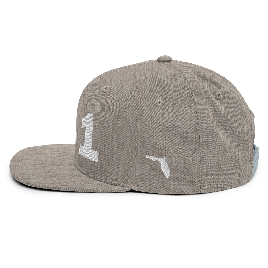 941 Area Code Snapback Hat