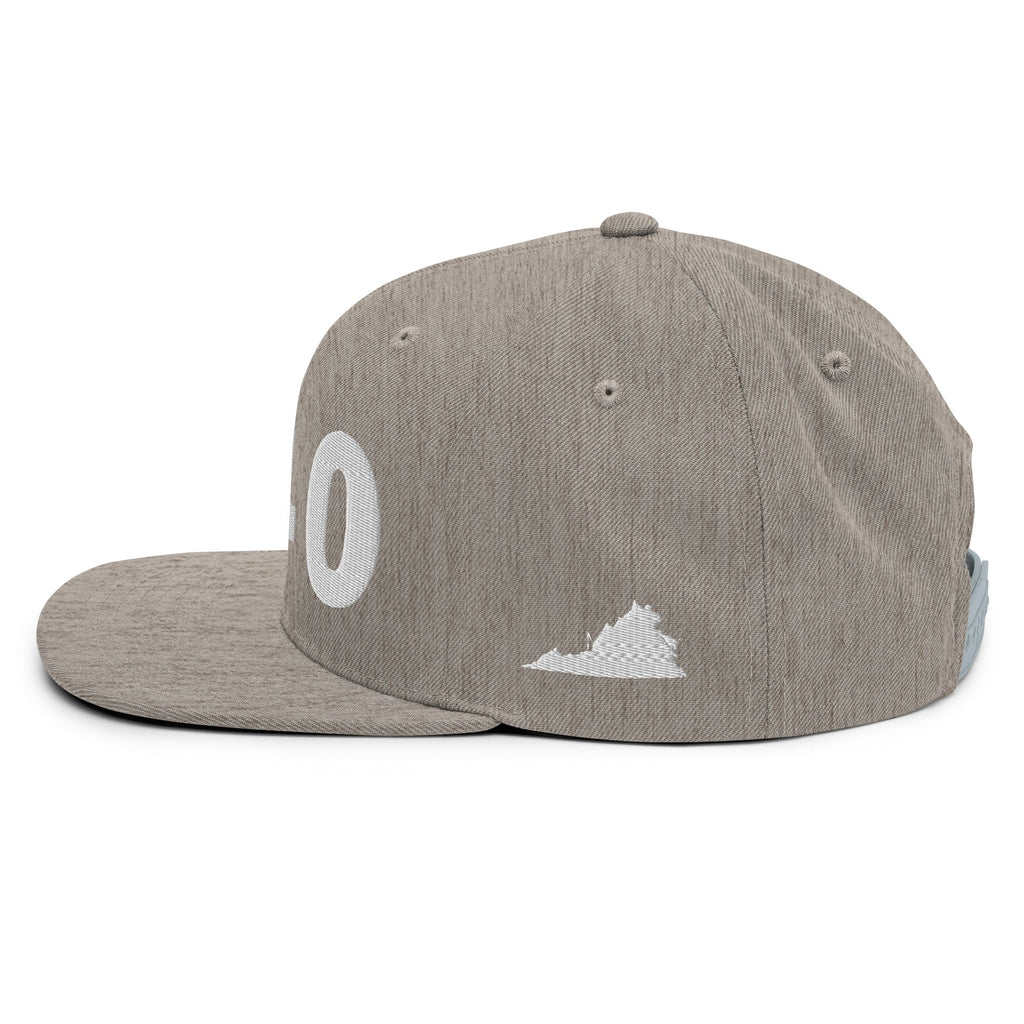 540 Area Code Snapback Hat