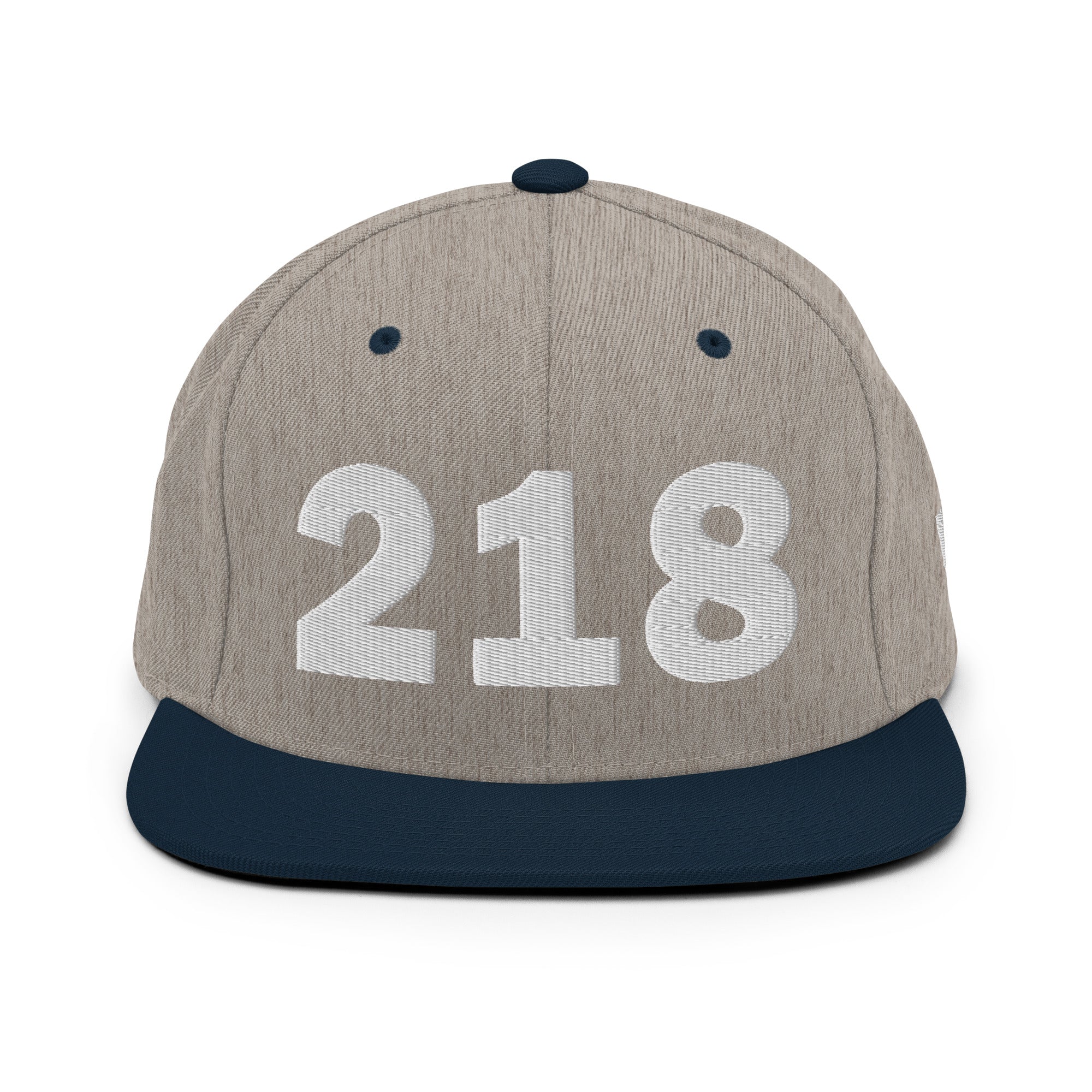 218 Area Code Snapback Hat