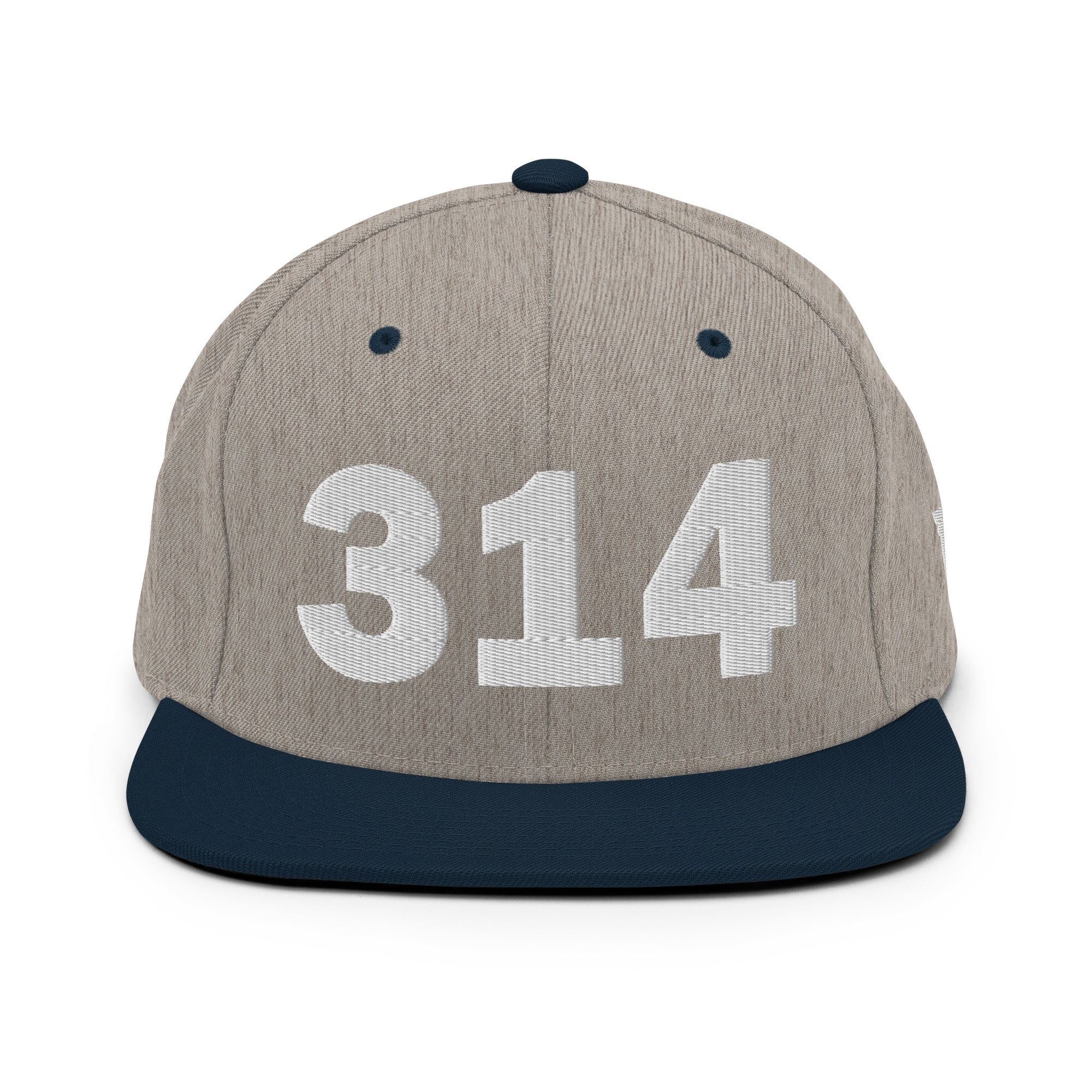 314 Area Code Snapback Hat