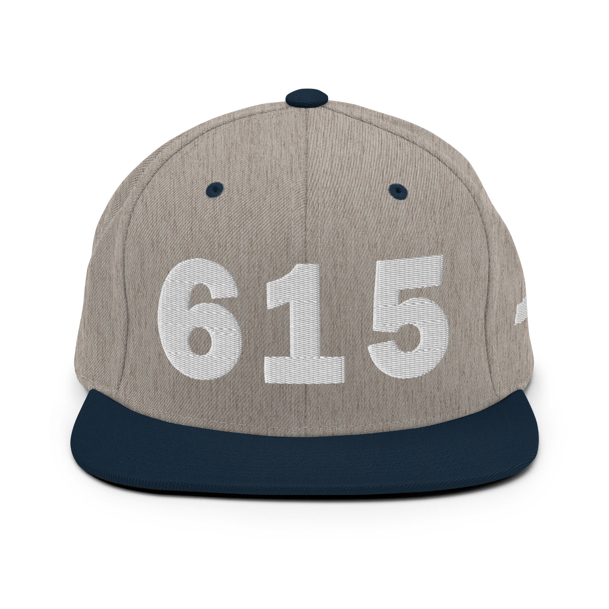 615 Area Code Snapback Hat