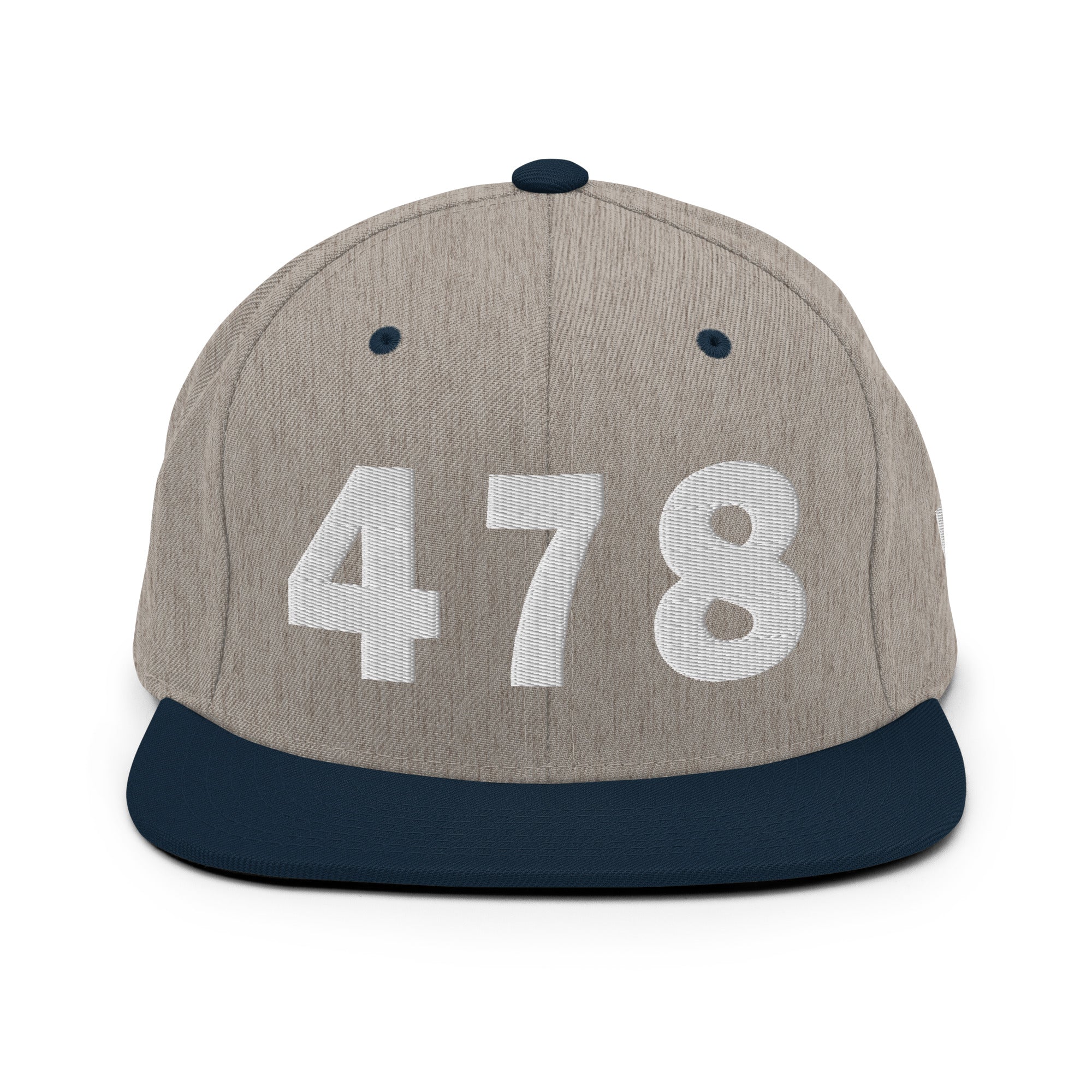 478 Area Code Snapback Hat